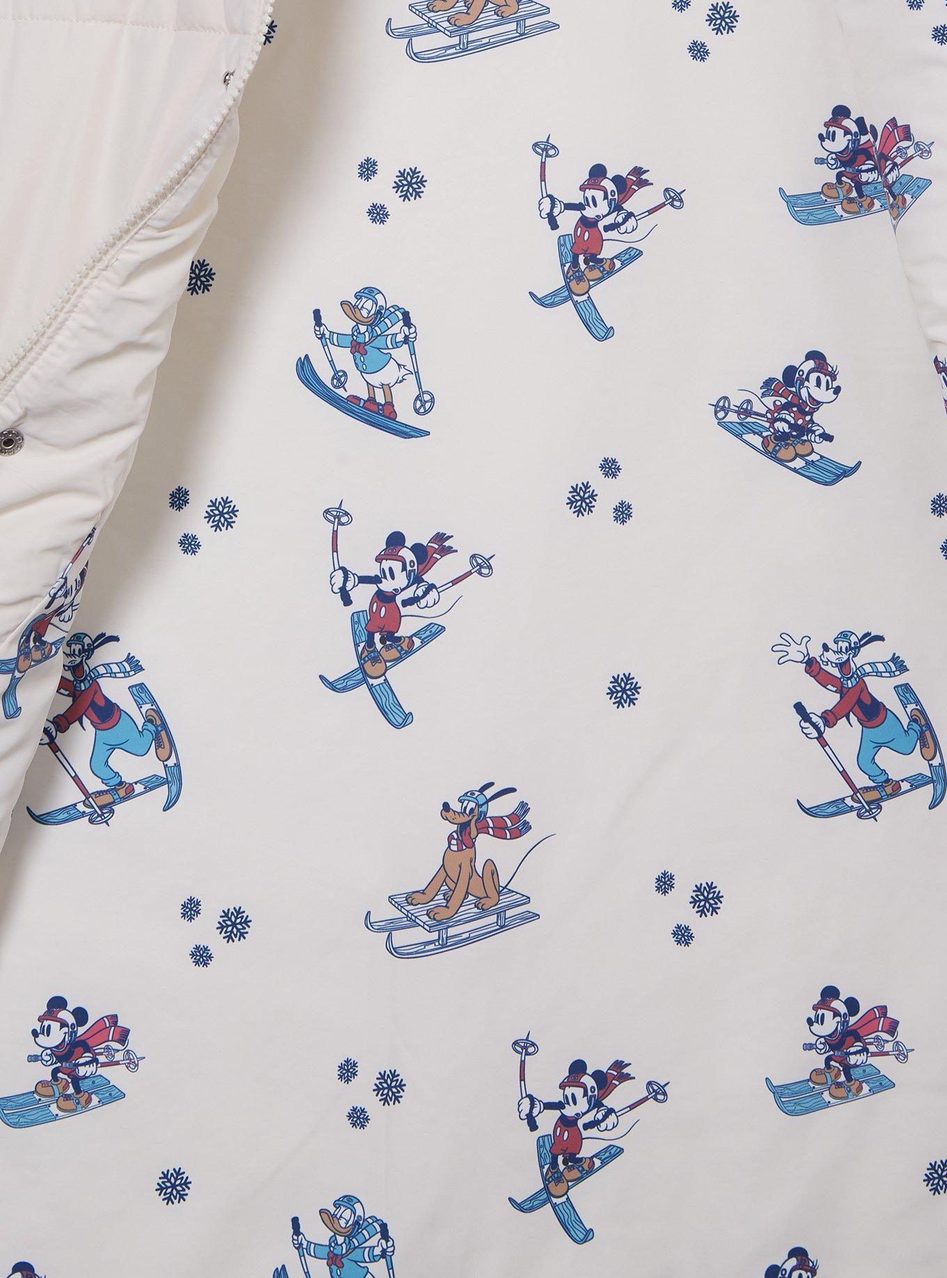 Disney Mickey Mouse & Friends Ski Puffer Vest - BoxLunch Exclusive, CREAM, alternate