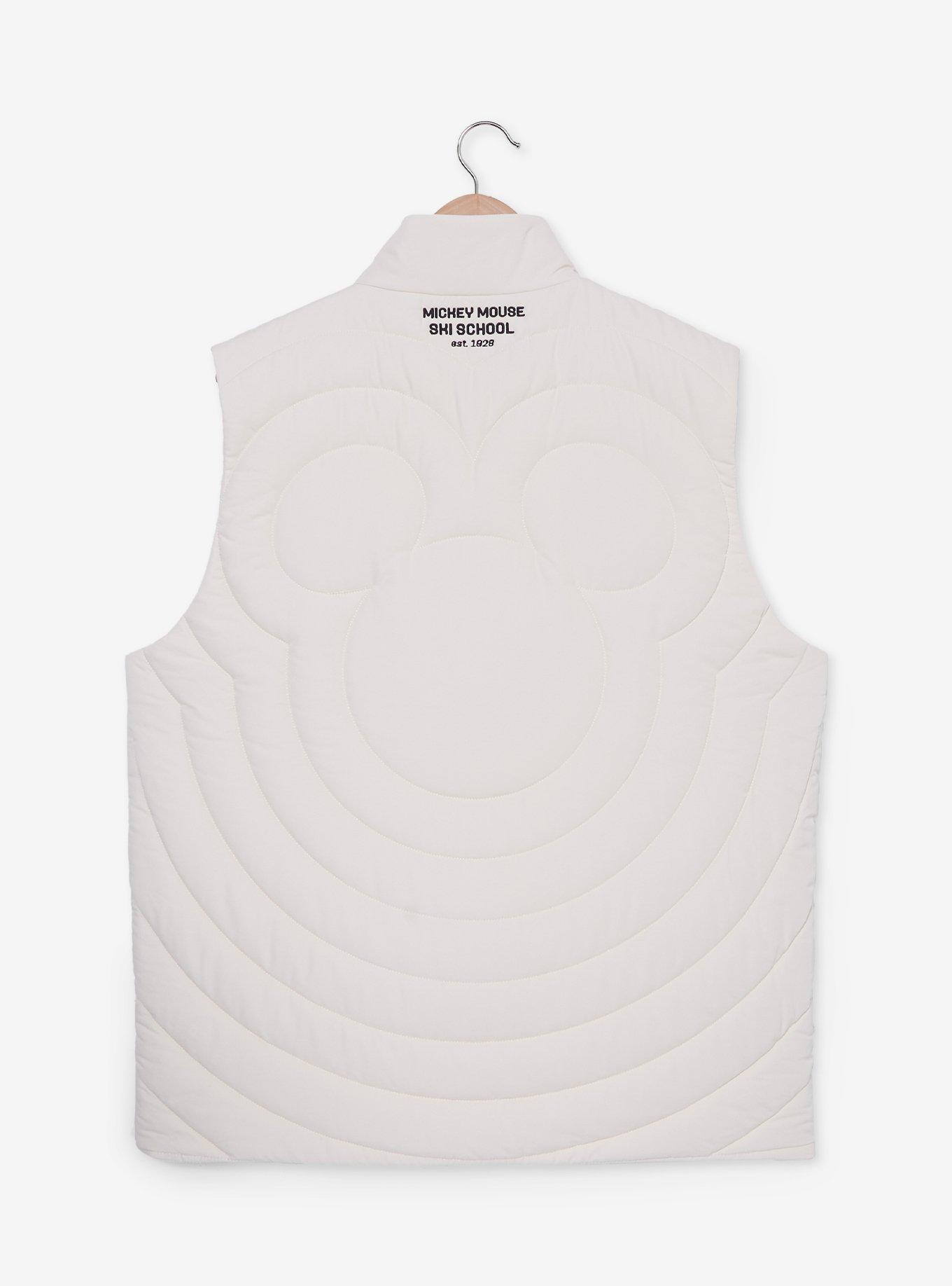 Disney Mickey Mouse & Friends Ski Puffer Vest - BoxLunch Exclusive, CREAM, alternate