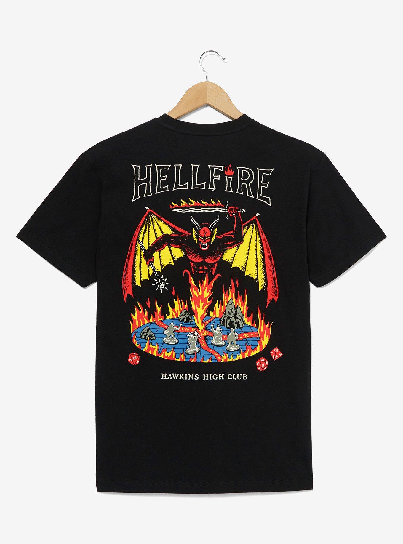 Stranger Things Hellfire Hawkins High Club T-Shirt — BoxLunch Exclusive, , hi-res