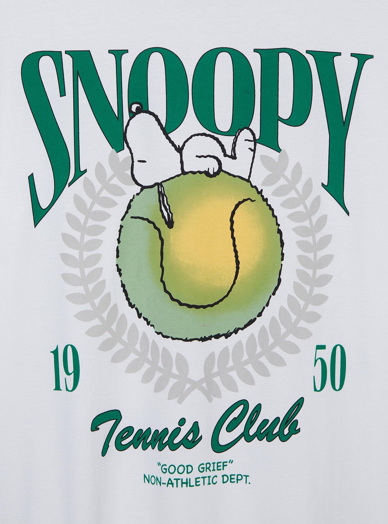 Peanuts Snoopy Tennis Club Ringer T-Shirt - BoxLunch Exclusive, , hi-res