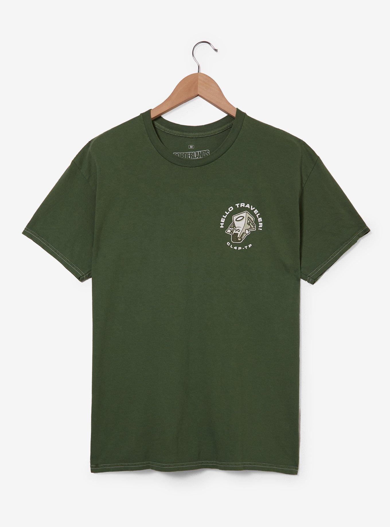 Borderlands Claptrap Graphic T-Shirt &mdash; BoxLunch Exclusive, SAGE, alternate