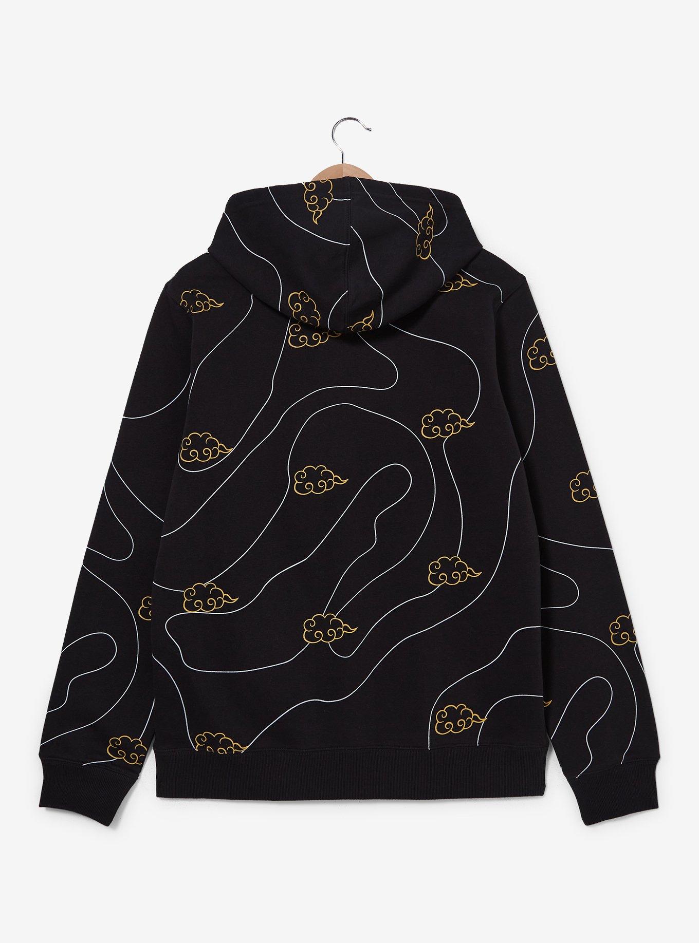 Dragon Ball Z Clouds Allover Print Hoodie - BoxLunch Exclusive, , hi-res