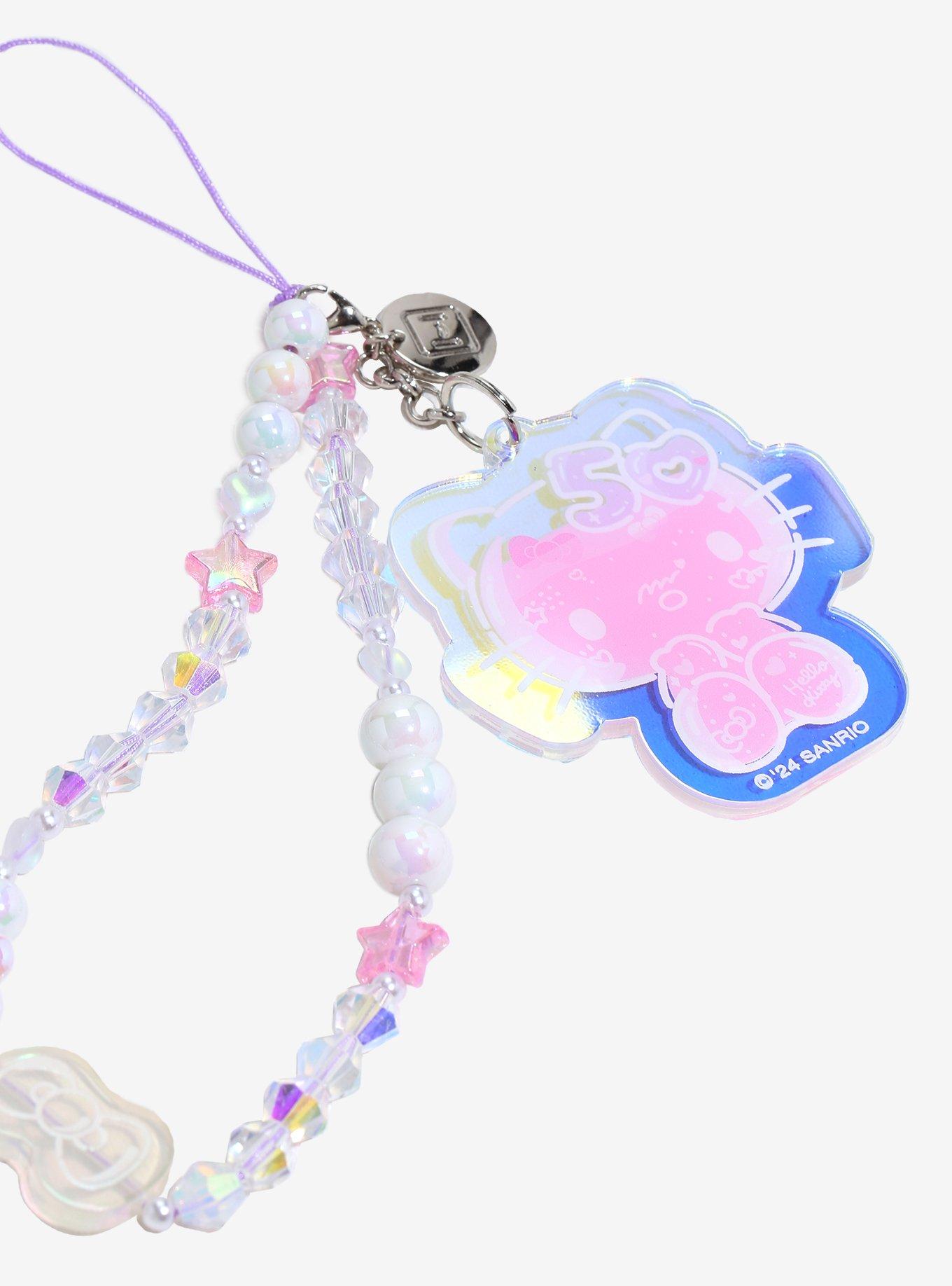 Hamee Hello Kitty 50th Anniversary Phone Charm, , alternate