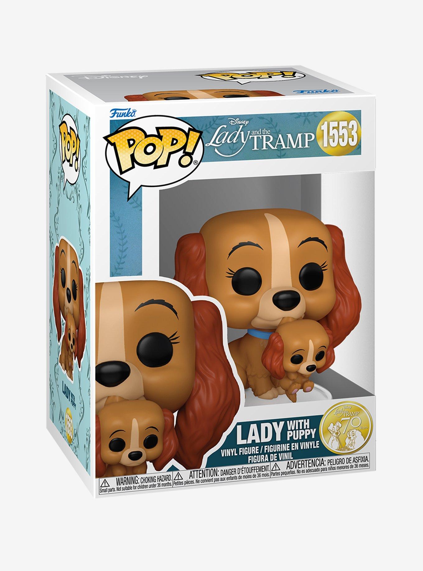 Funko Pop! Disney Lady and the Tramp 70th Anniversary Lady with Puppy Vinyl Figure, , hi-res