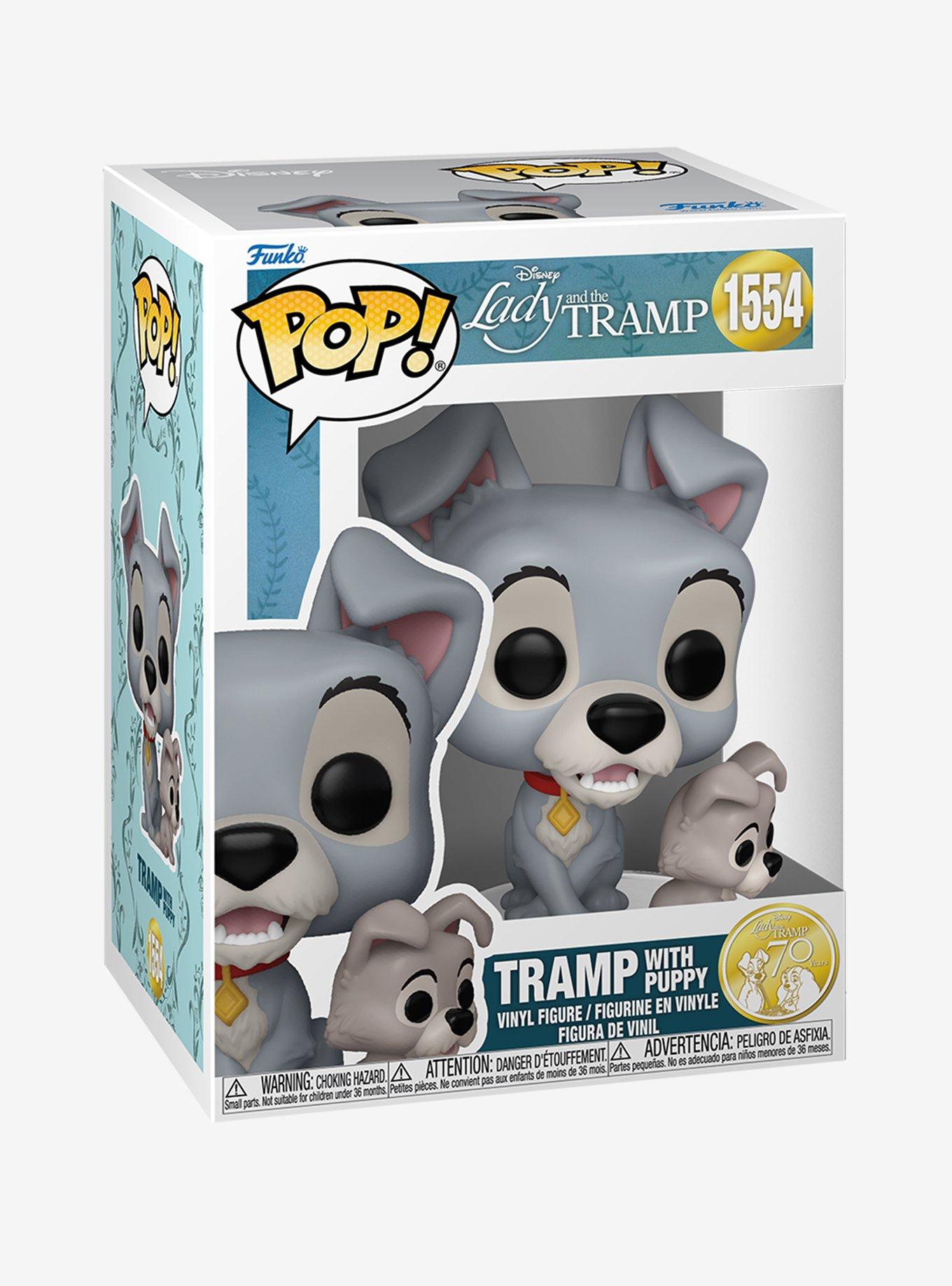 Funko Pop! Disney Lady and the Tramp 70th Anniversary Tramp with Puppy Vinyl Figure, , hi-res