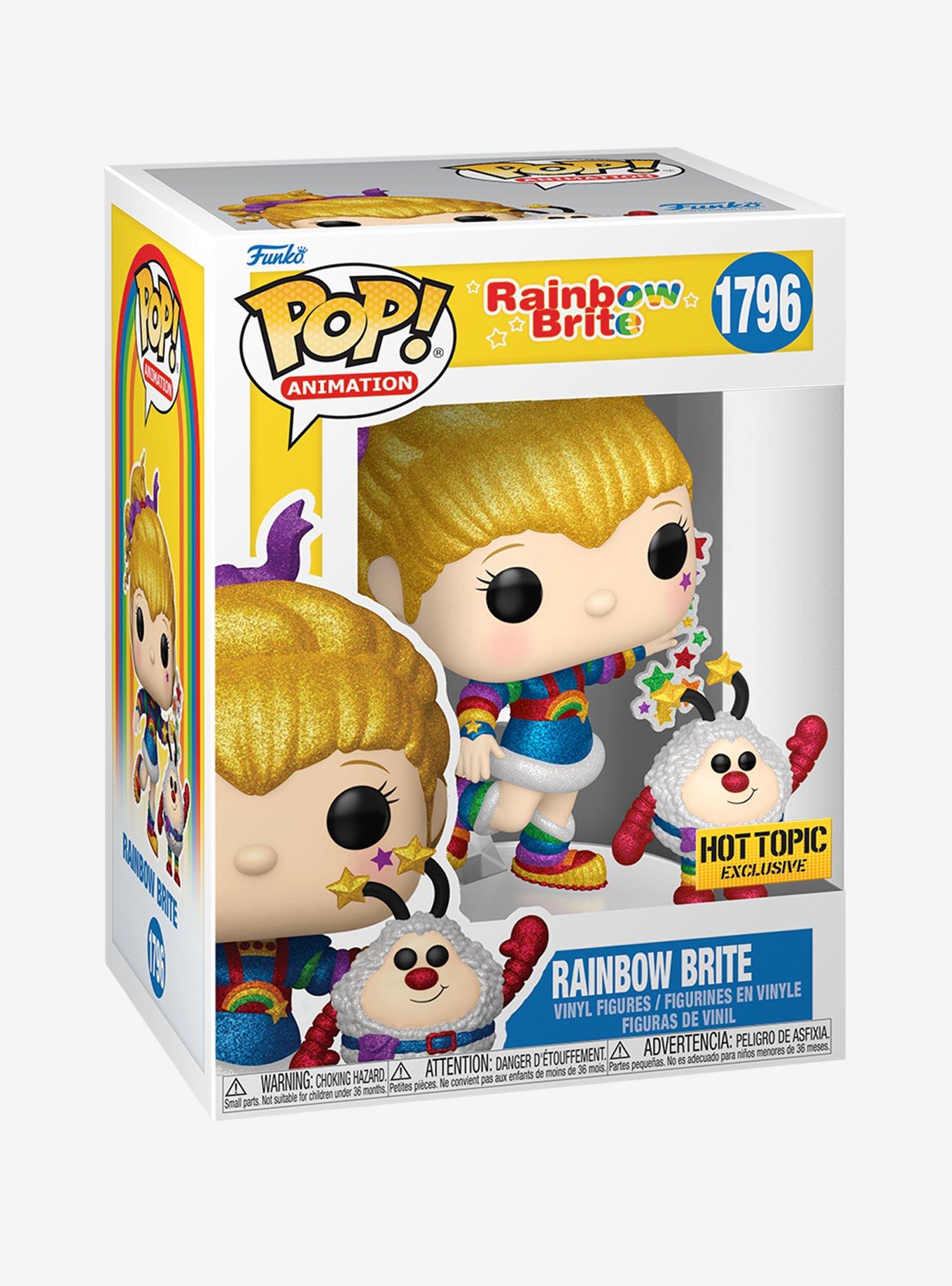 Funko Rainbow Brite Pop! Animation Diamond Glitter Rainbow Brite & Twink Vinyl Figure Hot Topic Exclusive, , hi-res