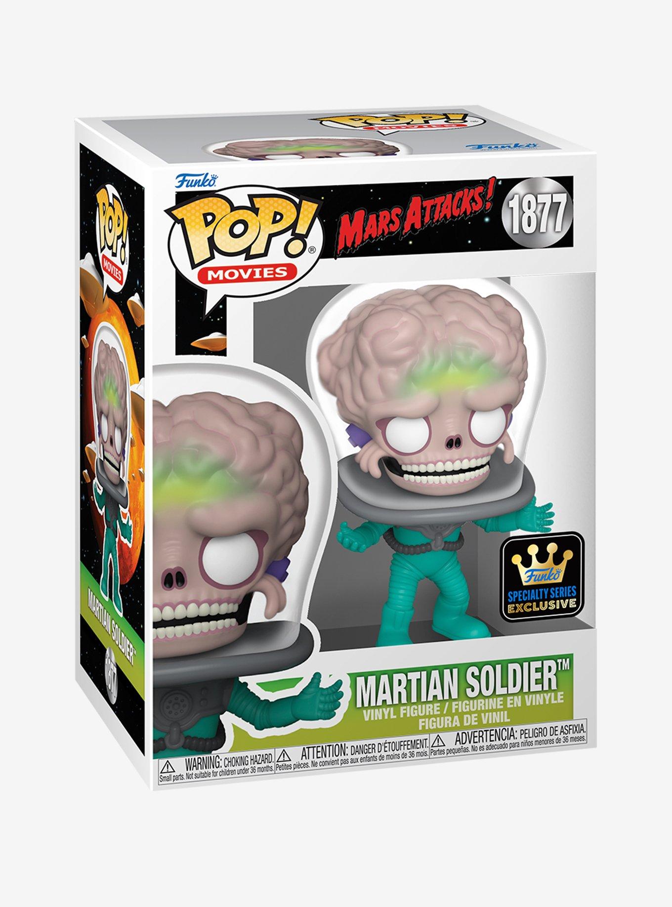 Funko Mars Attacks! Pop! Movies Martian Soldier Vinyl Figure Funko Specialty Series Exclusive, , alternate