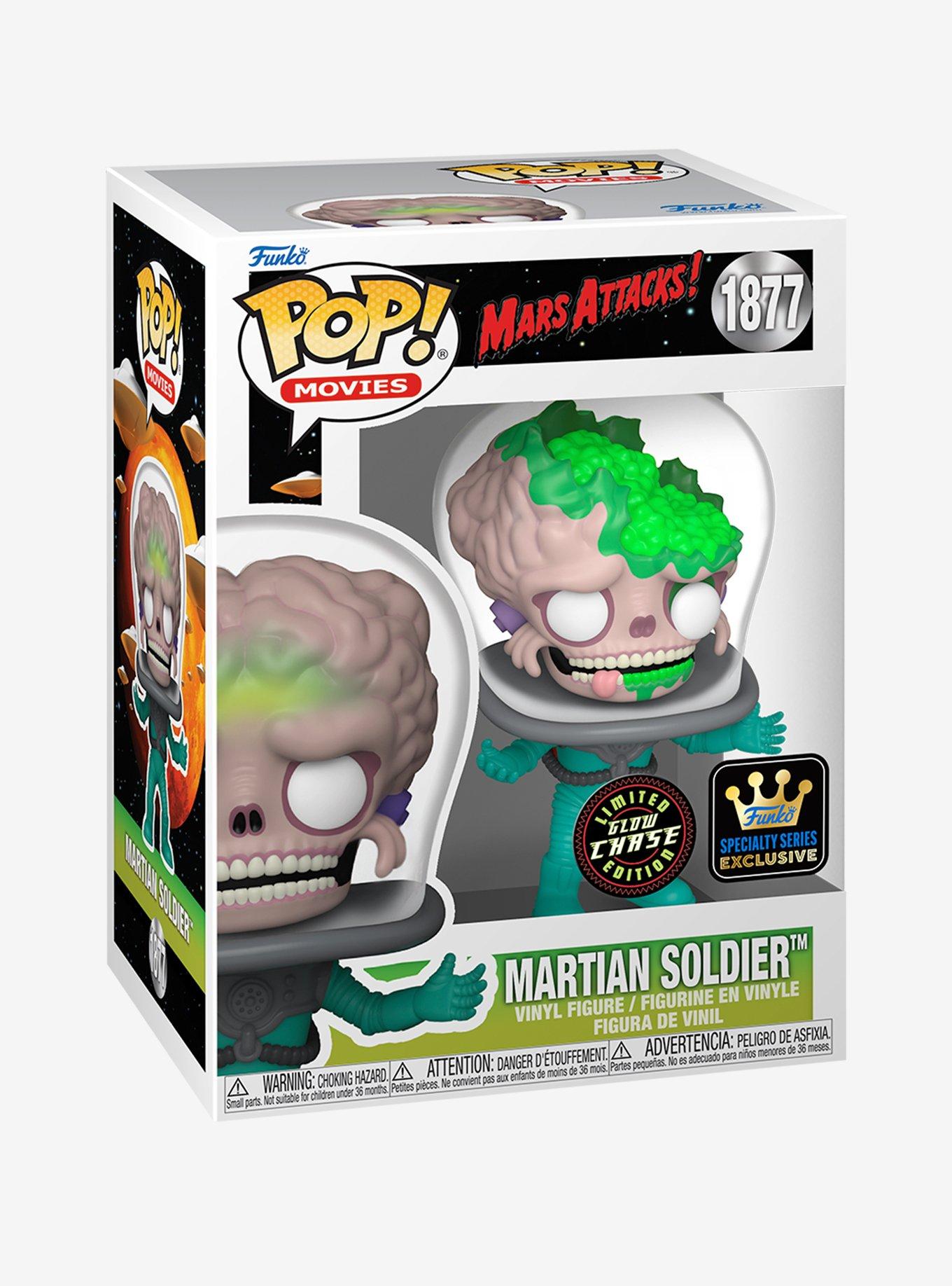 Funko Mars Attacks! Pop! Movies Martian Soldier Vinyl Figure Funko Specialty Series Exclusive, , alternate