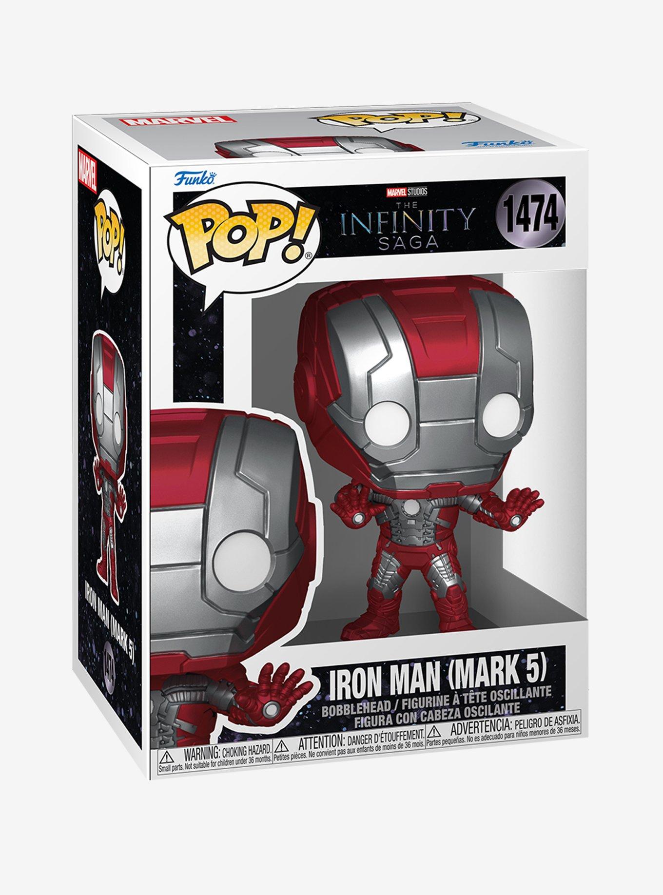 Funko Marvel The Infinity Saga Pop! Iron Man (Mark 5) Vinyl Bobble-Head, , hi-res