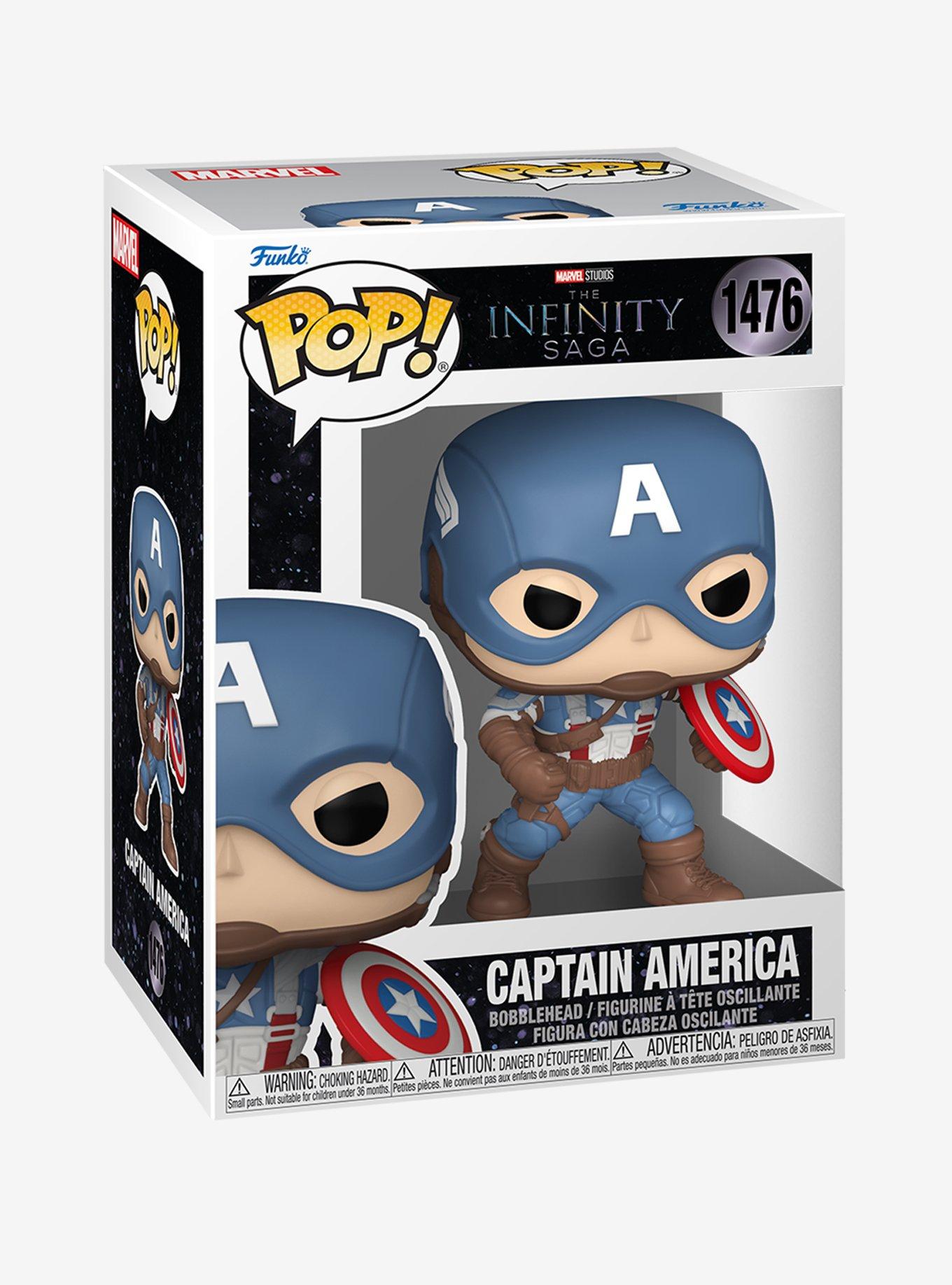 Funko Marvel The Infinity Saga Pop! Captain America Vinyl Bobble-Head, , hi-res