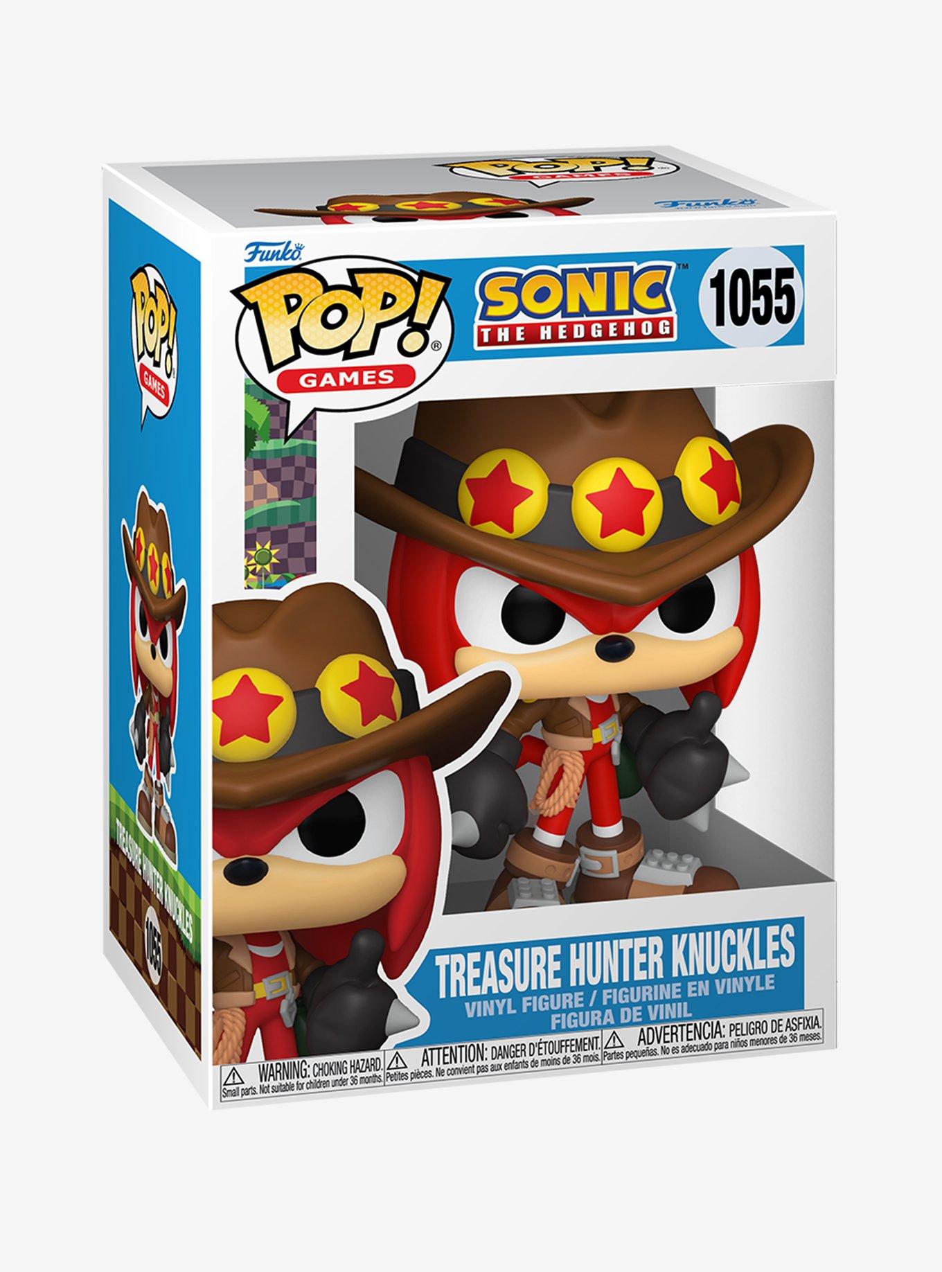 Funko Sonic The Hedgehog Pop! Games Treasure Hunter Knuckles Vinyl Figure, , alternate