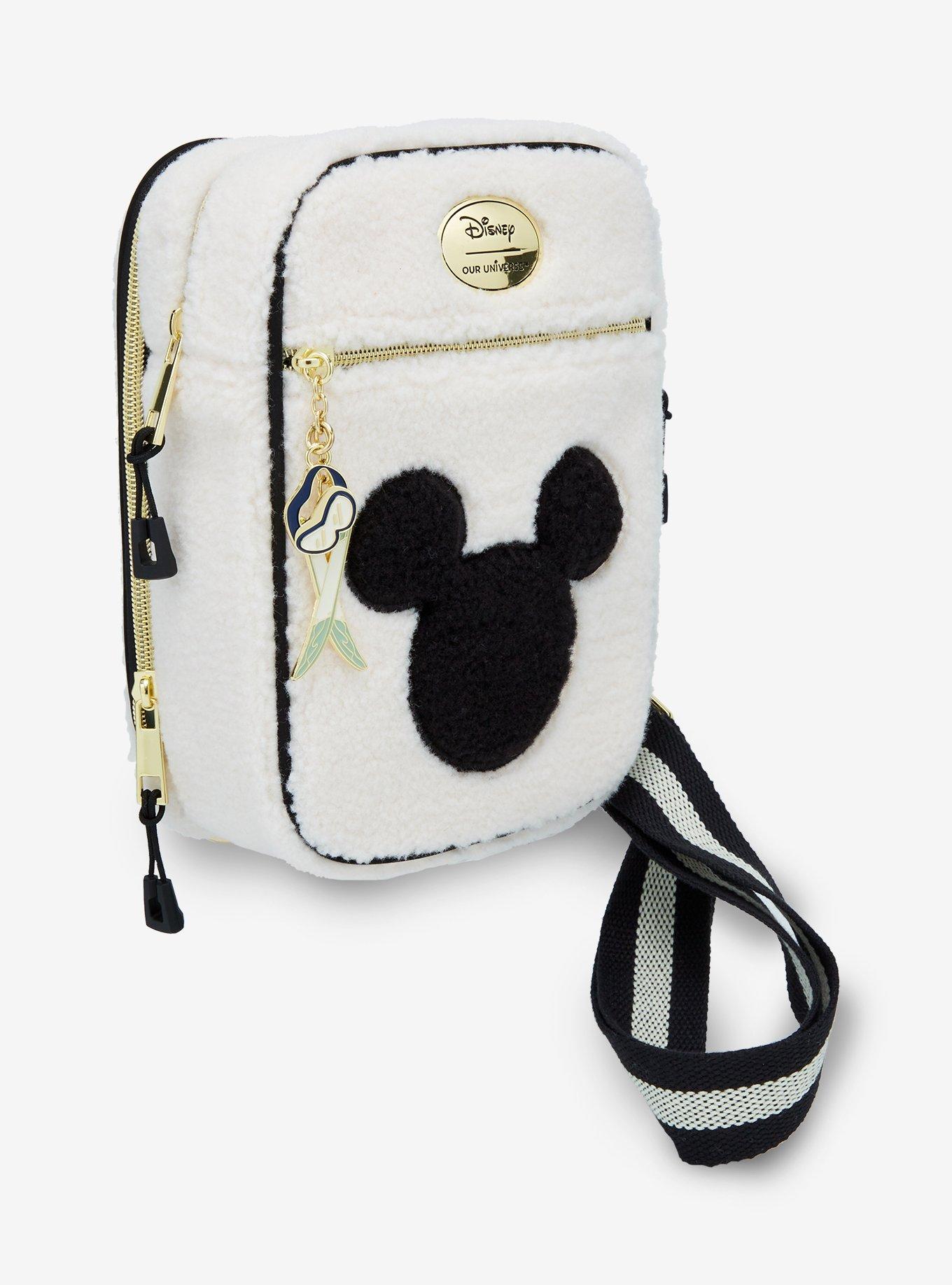 Our Universe Disney Mickey Mouse Ski Sherpa Crossbody Bag, , hi-res