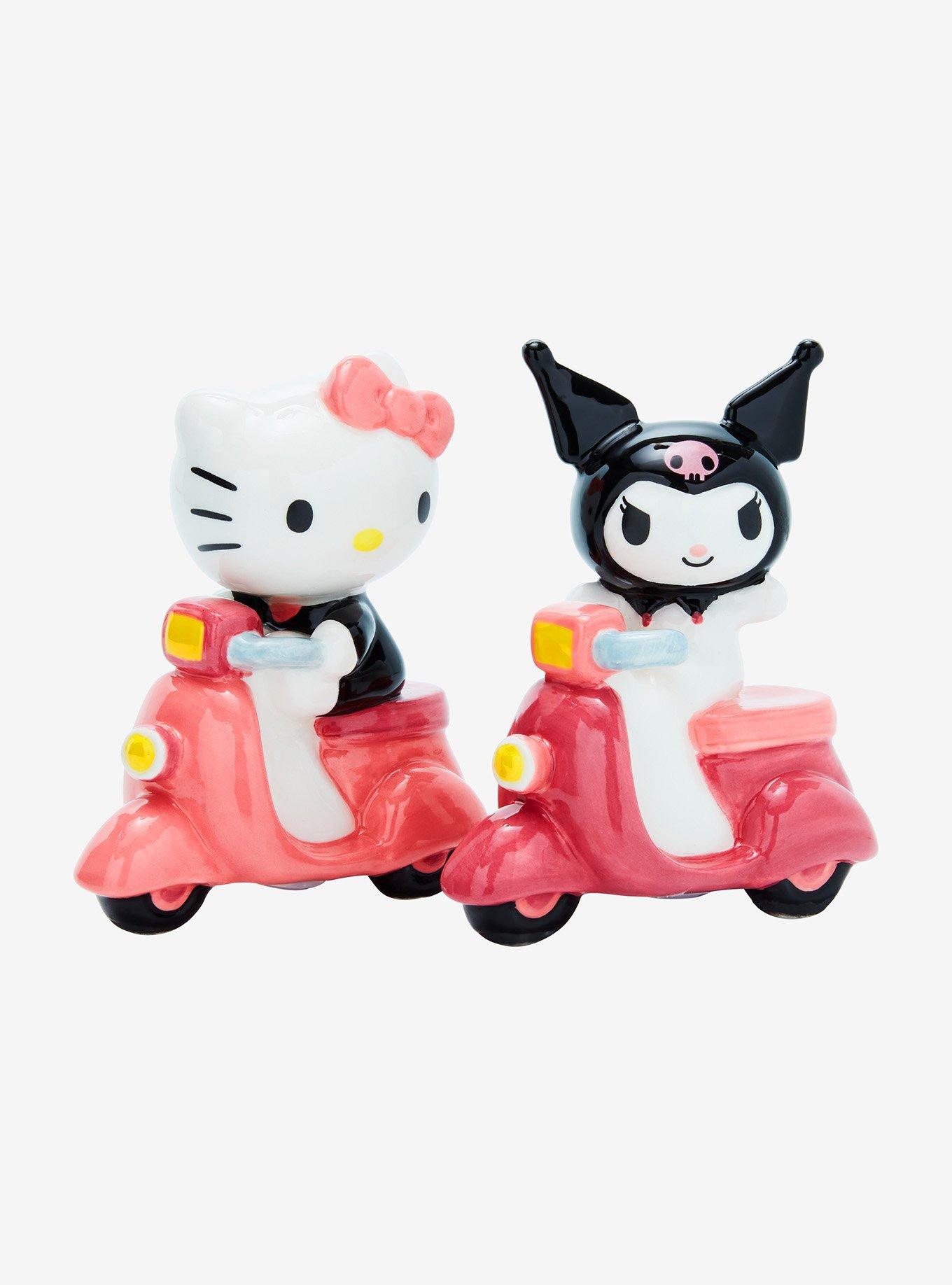 Shop Blue Sky Hello Kitty & Kuromi Scooters Salt & Pepper Shaker Set