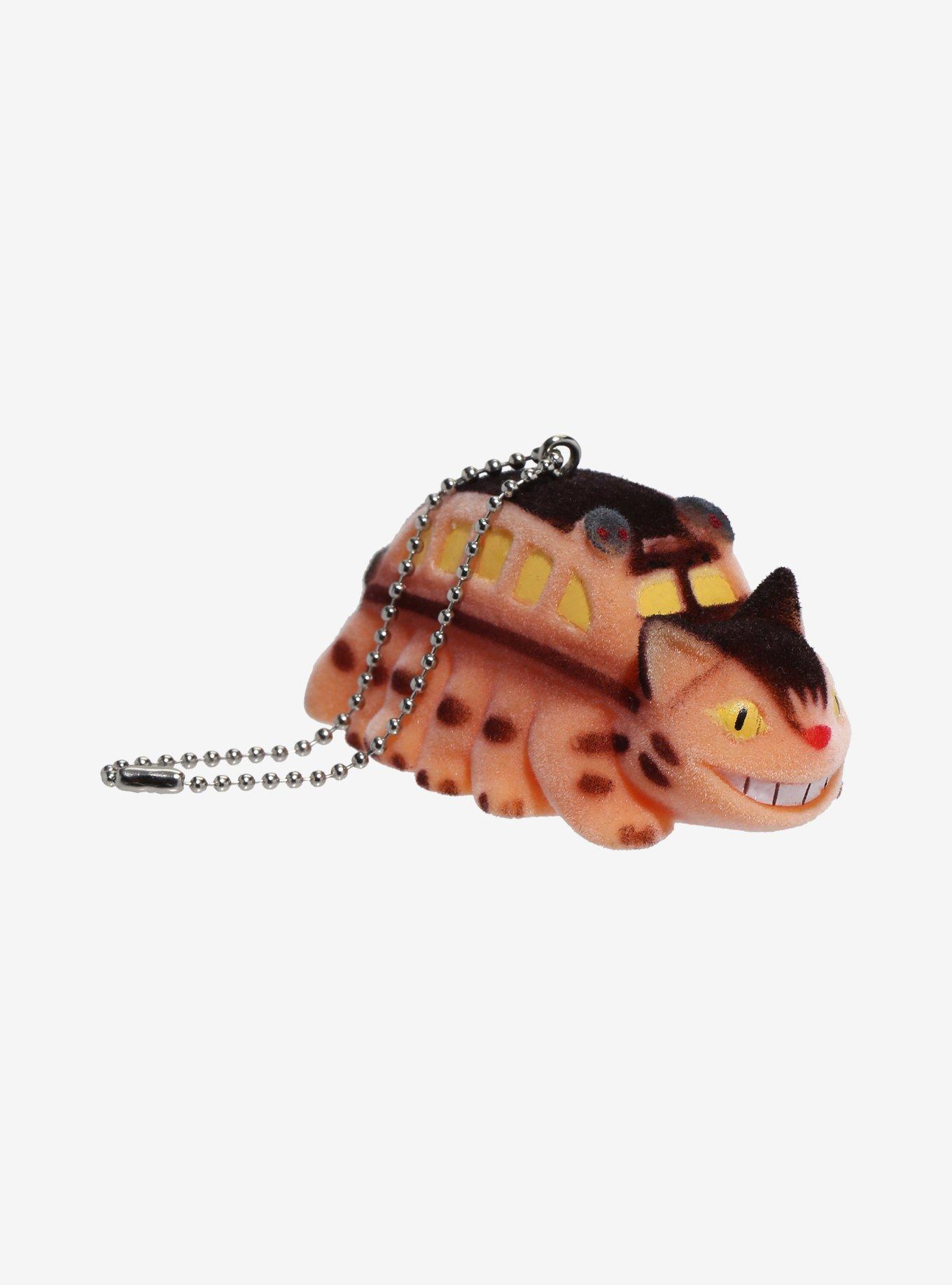 Studio Ghibli&reg; My Neighbor Totoro Catbus Flocked Keychain, , alternate