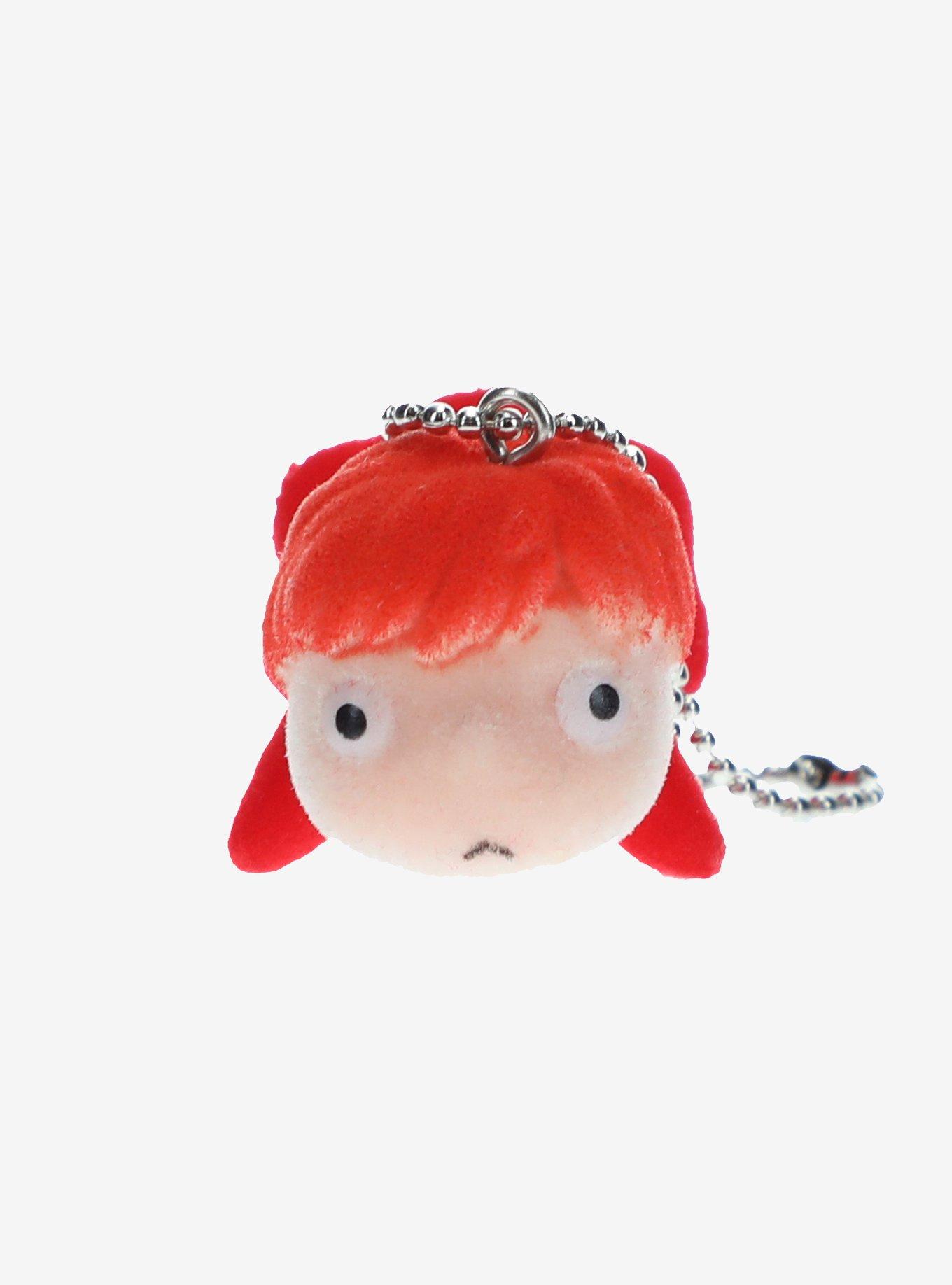 Studio Ghibli Ponyo Figural Flocked Ponyo Keychain, , hi-res