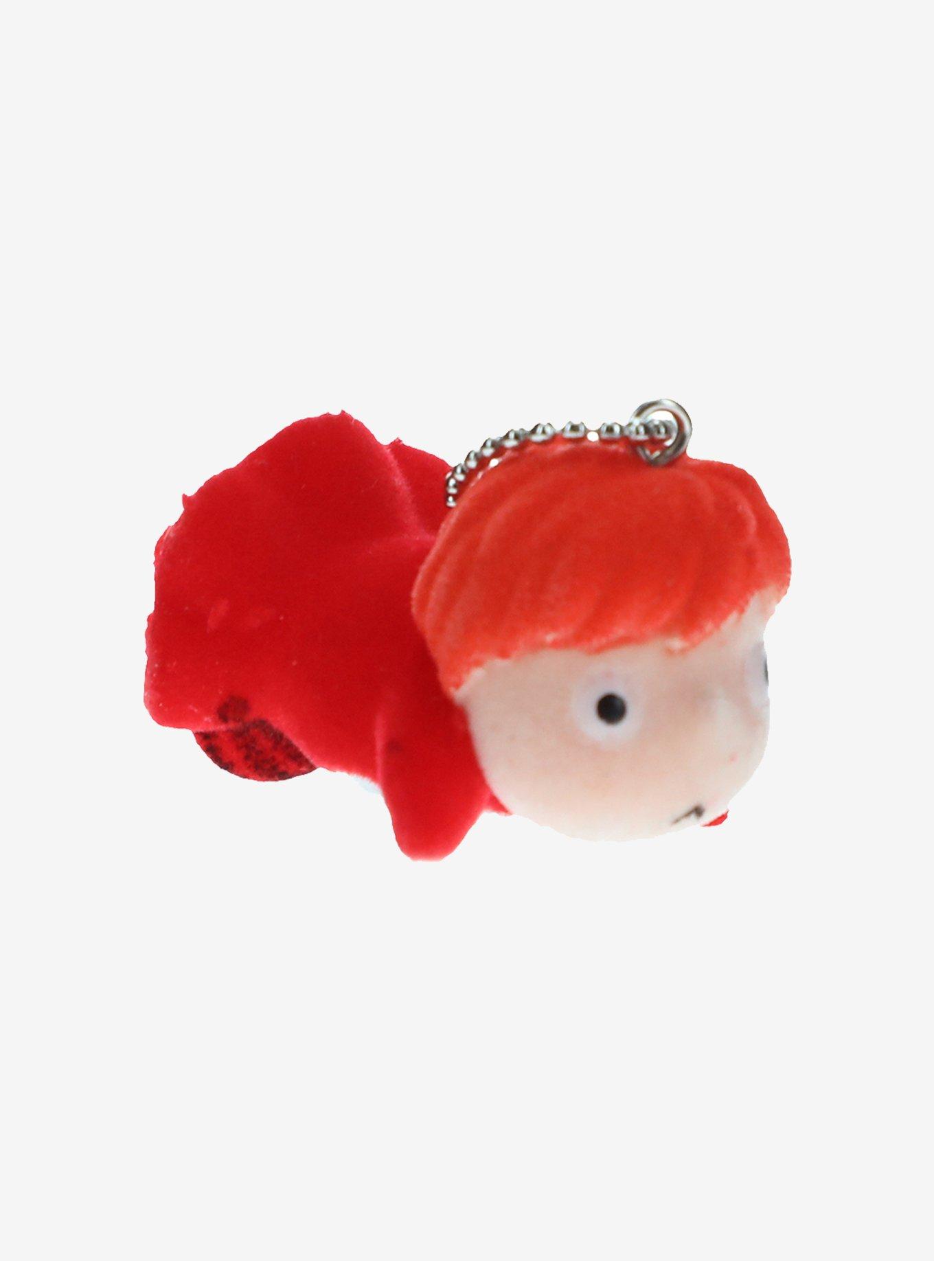 Studio Ghibli Ponyo Figural Flocked Ponyo Keychain, , alternate