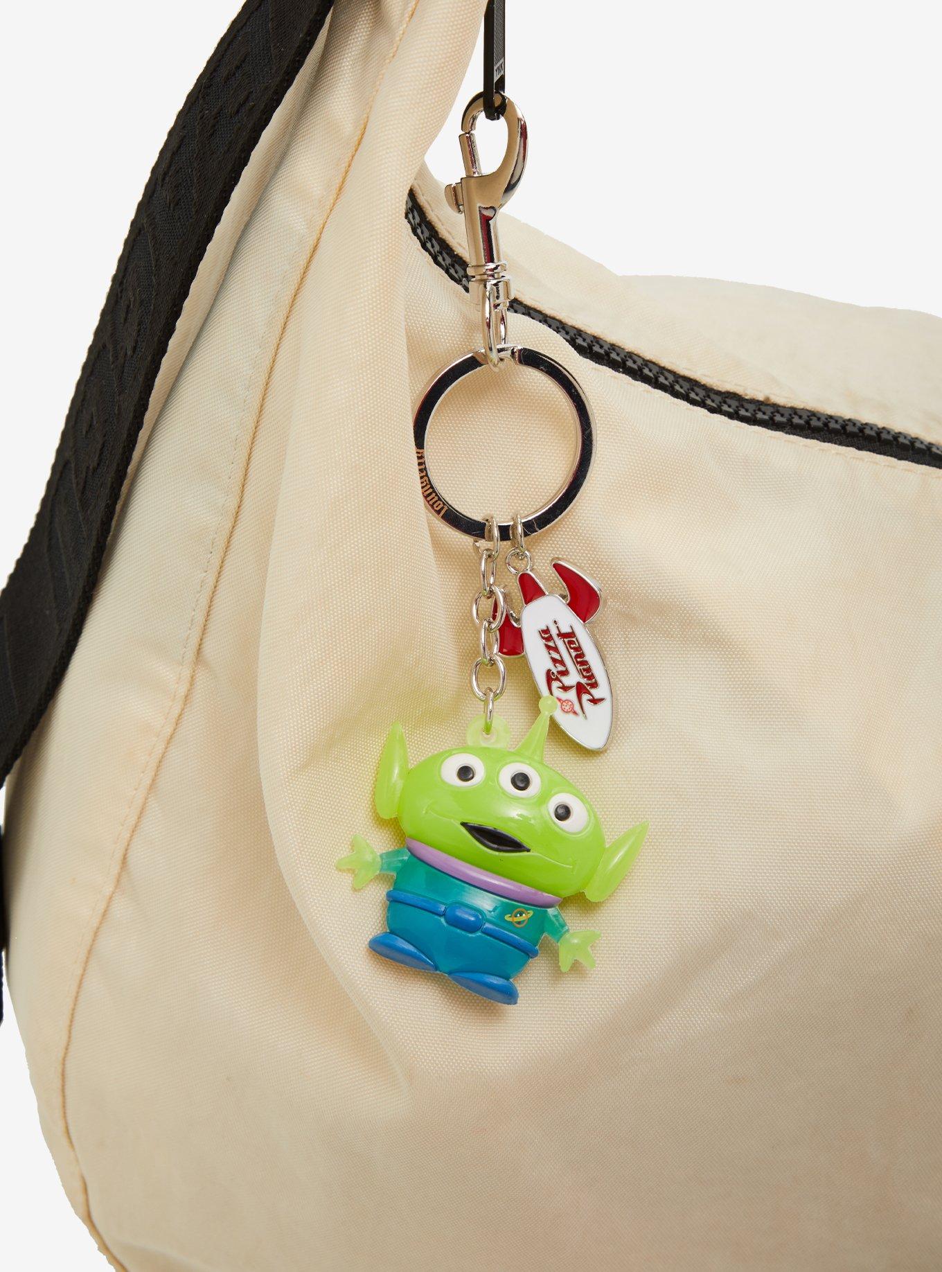 Loungefly Disney Pixar Toy Story Alien Glow-in-the-Dark Multi-Charm Keychain, , alternate