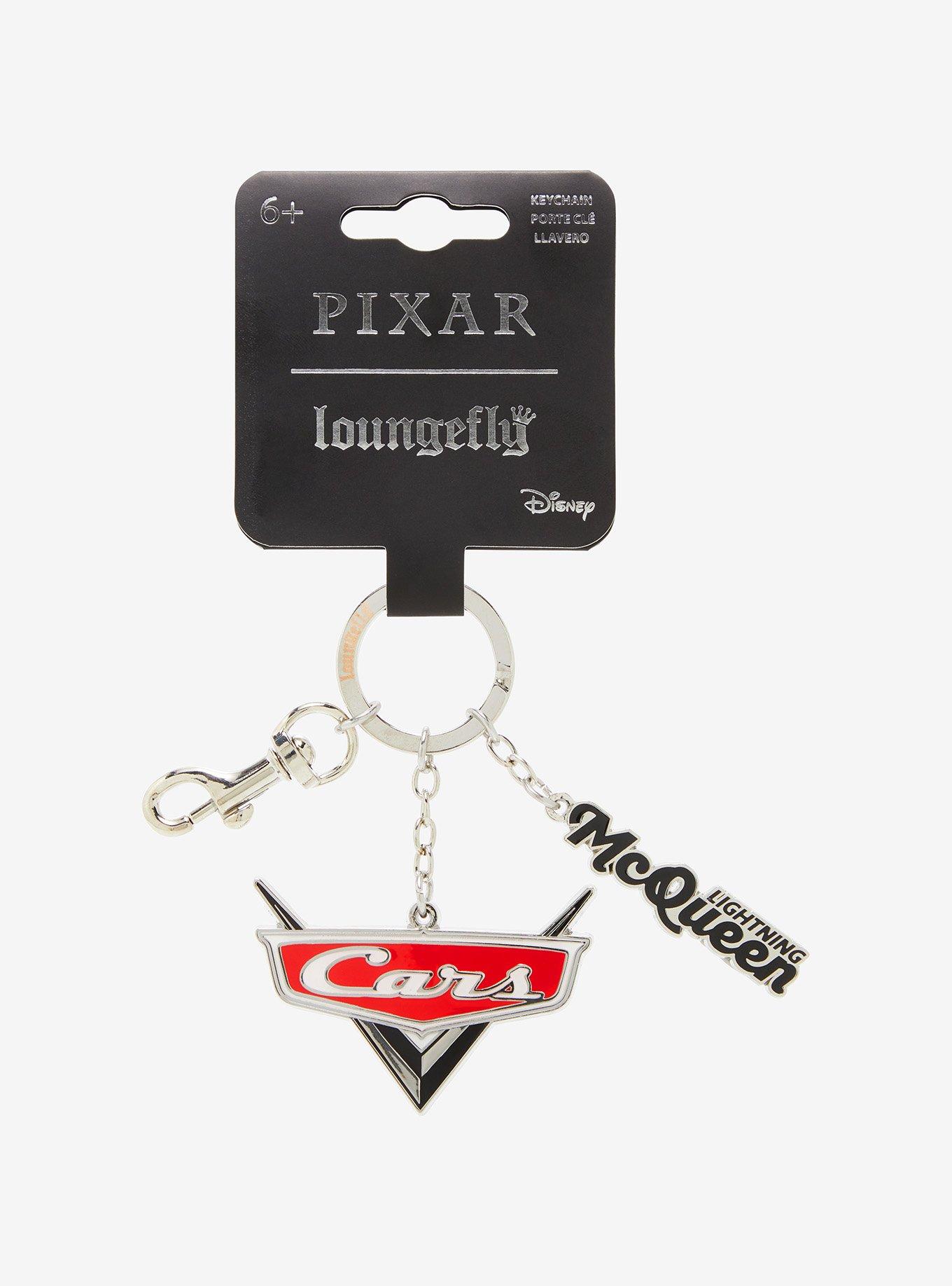 Loungefly Disney Pixar Cars Logo Multi-Charm Keychain - BoxLunch Exclusive, , hi-res