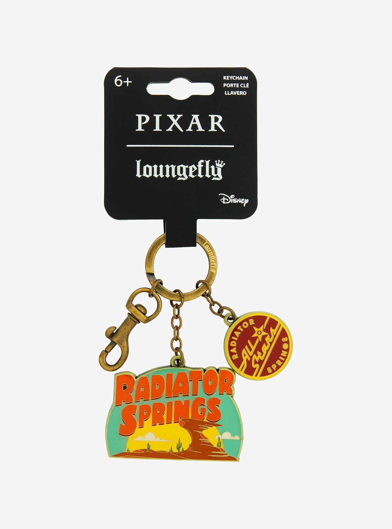 Loungefly Disney Pixar Cars Radiator Springs Multi-Charm Keychain - BoxLunch Exclusive, , hi-res