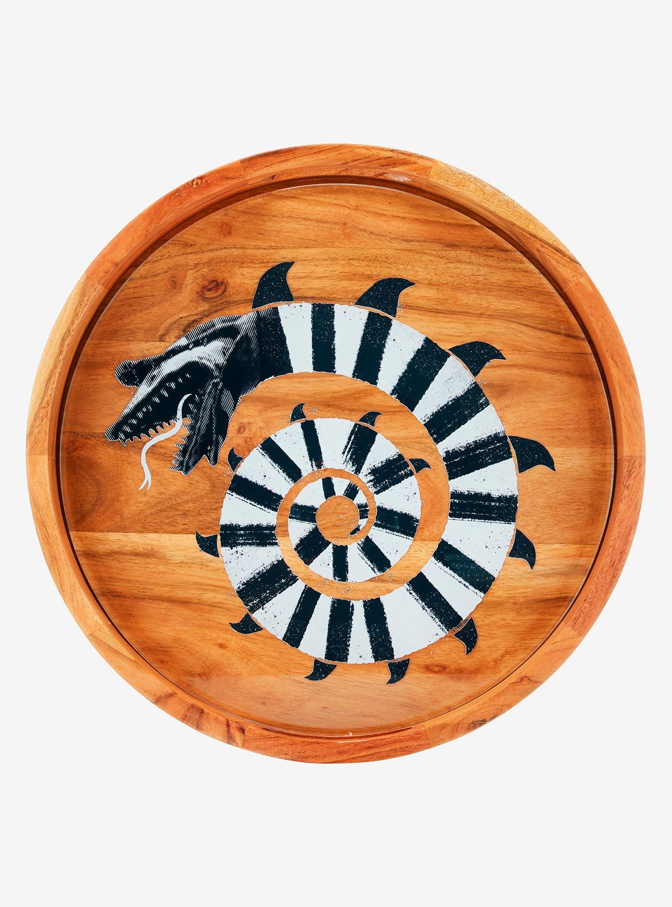 Beetlejuice Sandworm Round Serving Tray