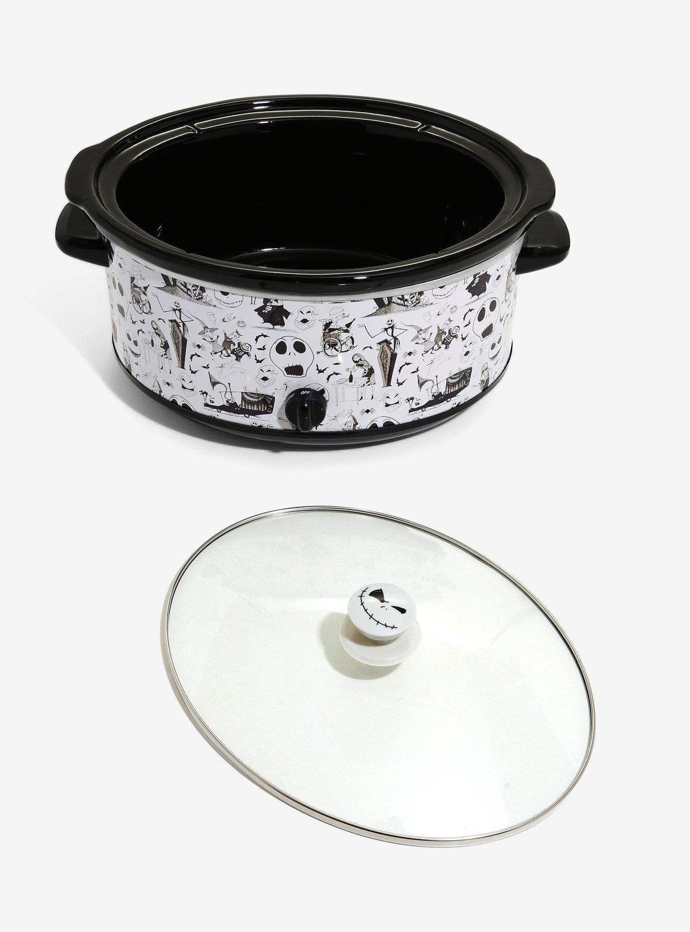 Disney The Nightmare Before Christmas Black & White 7-Quart Slow Cooker, , alternate