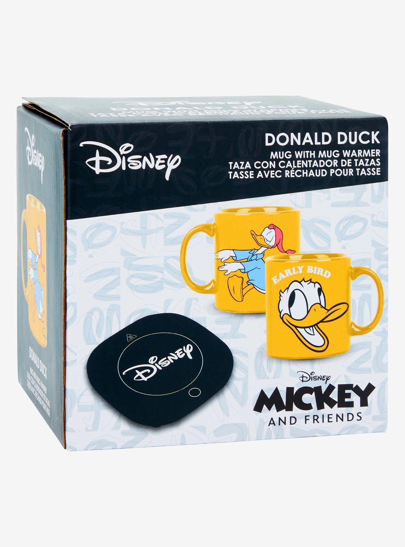 Disney Donald Duck Early Bird Yellow Mug with Warmer, , alternate