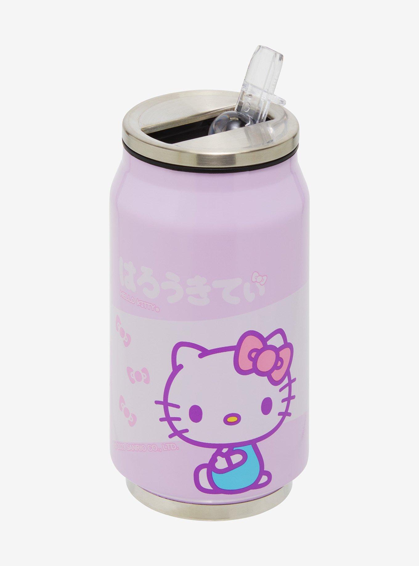 Sanrio Hello Kitty Pink Can Water Bottle, , alternate