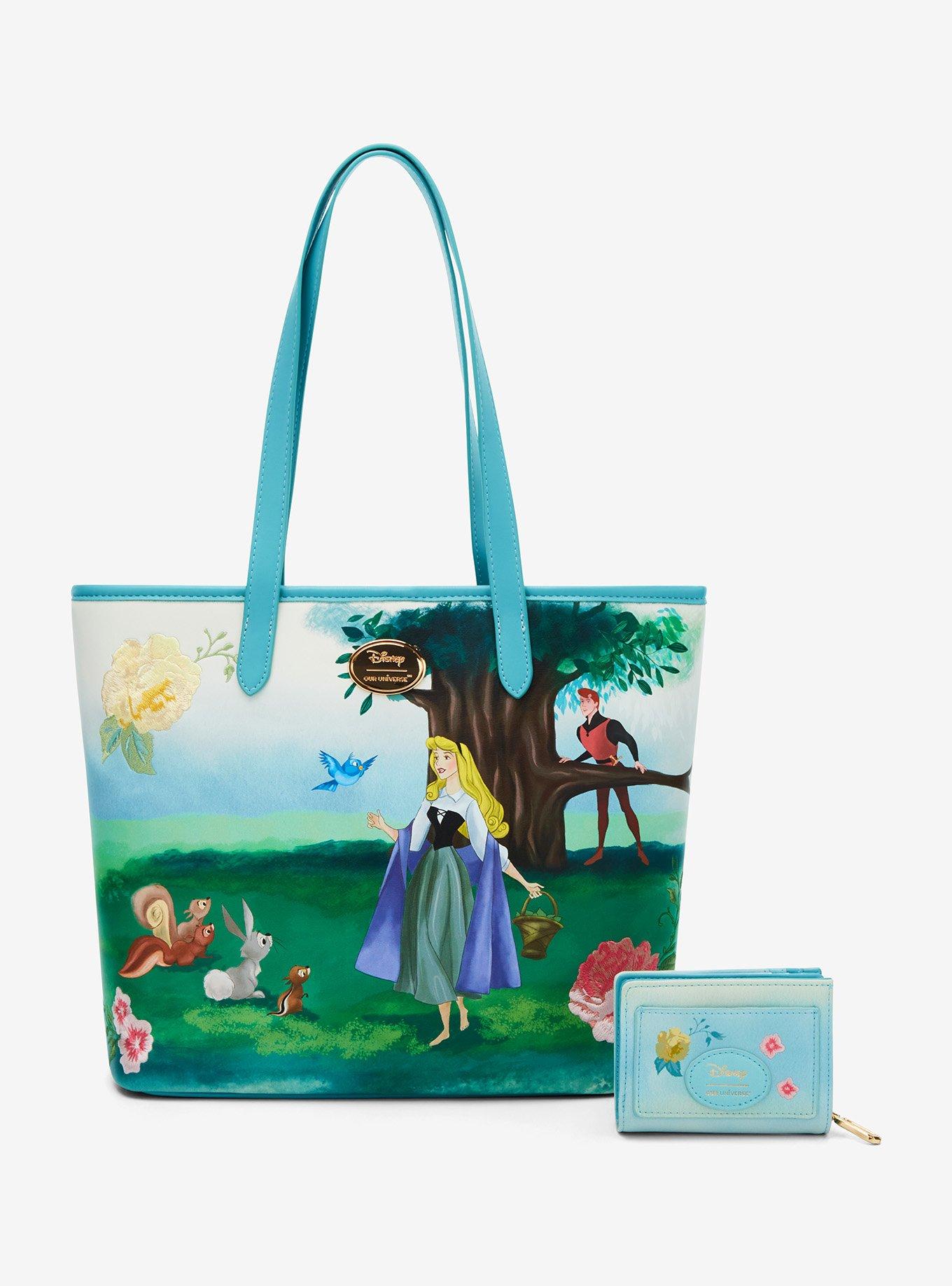 Our Universe Disney Sleeping Beauty Aurora Woods Handbag with Maleficent Wristlet - BoxLunch Exclusive, , alternate