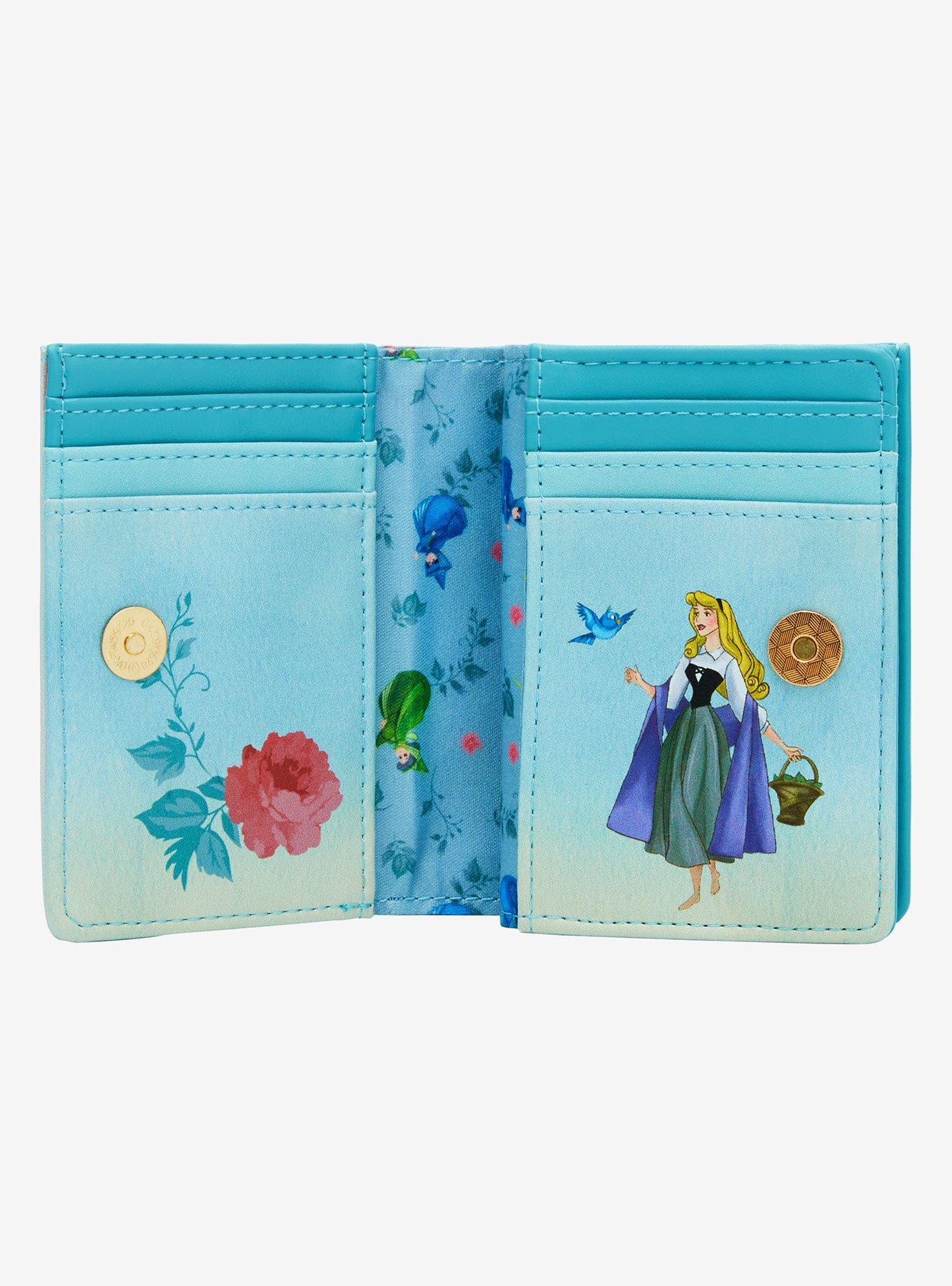 Our Universe Sleeping Beauty Flora, Fauna, and Merryweather Wallet — BoxLunch Exclusive, , alternate