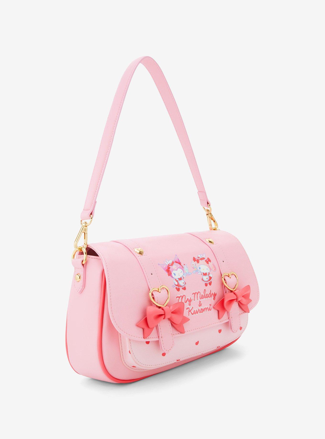 Sanrio My Melody & Kuromi Diner Bow Crossbody Bag — BoxLunch Exclusive, , hi-res