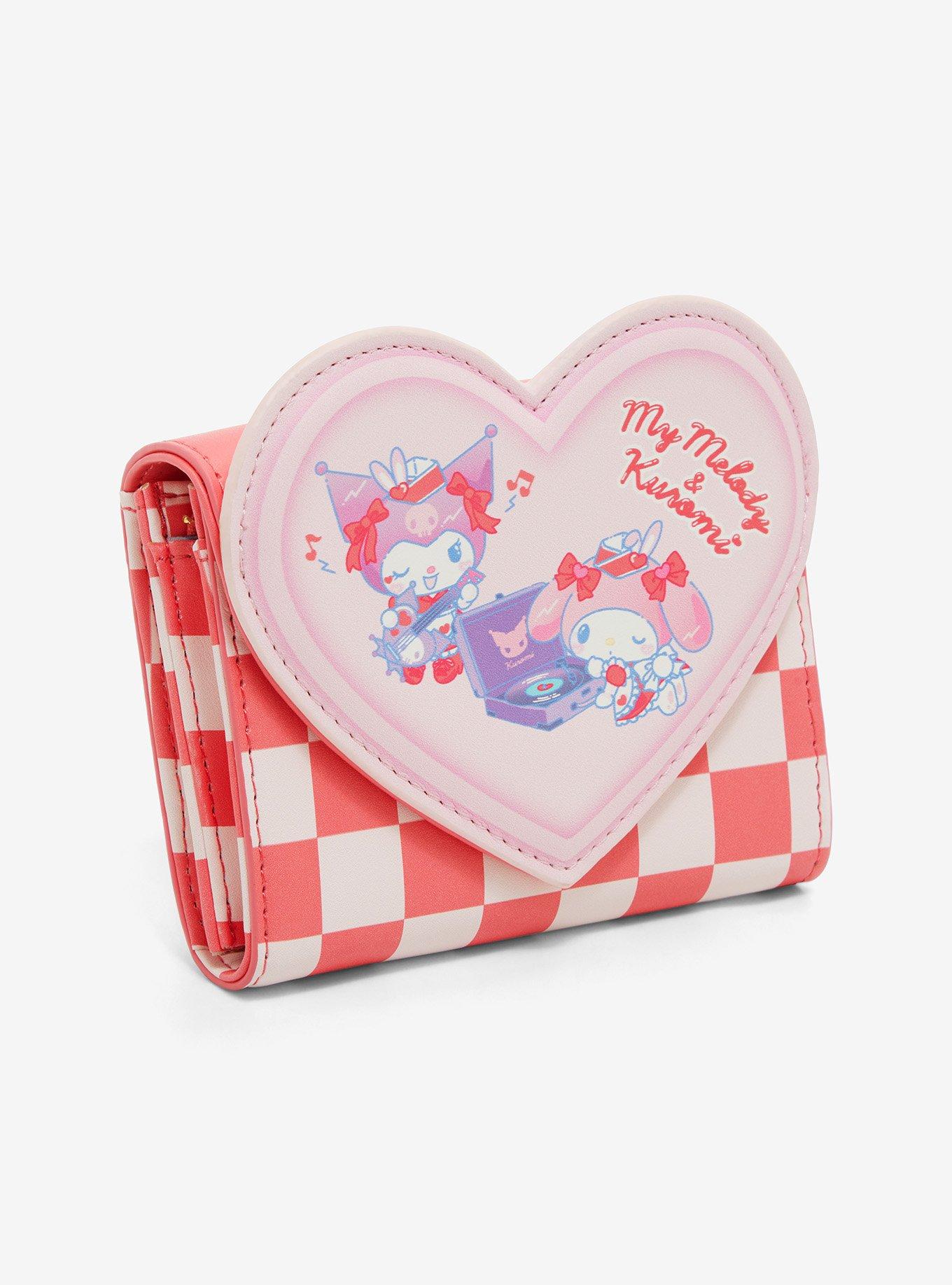 Sanrio My Melody & Kuromi Diner Zip Wallet— BoxLunch Exclusive, , hi-res