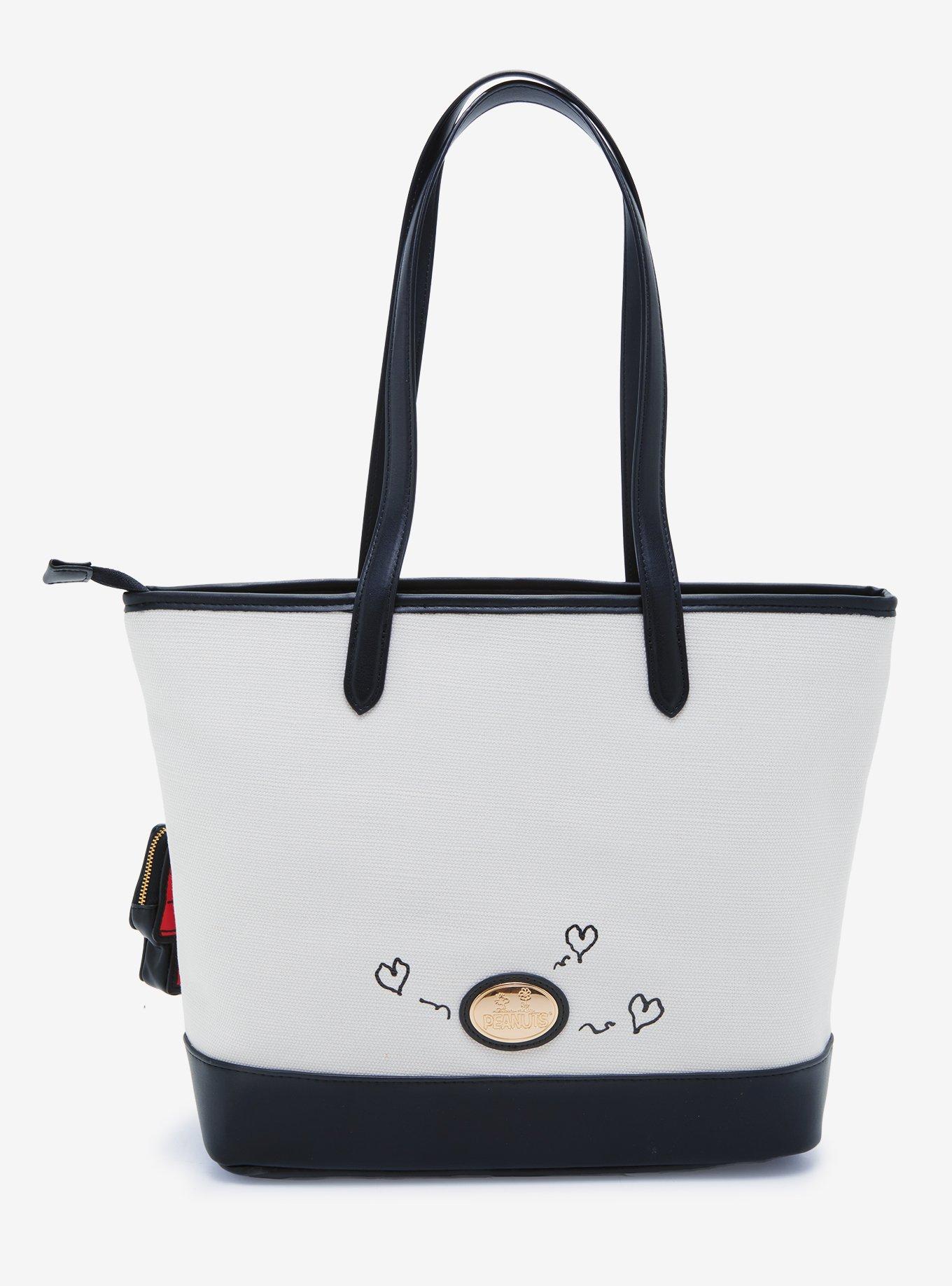 Peanuts Snoopy Heart Kite Tote Bag with Coin Purse - BoxLunch Exclusive, , alternate