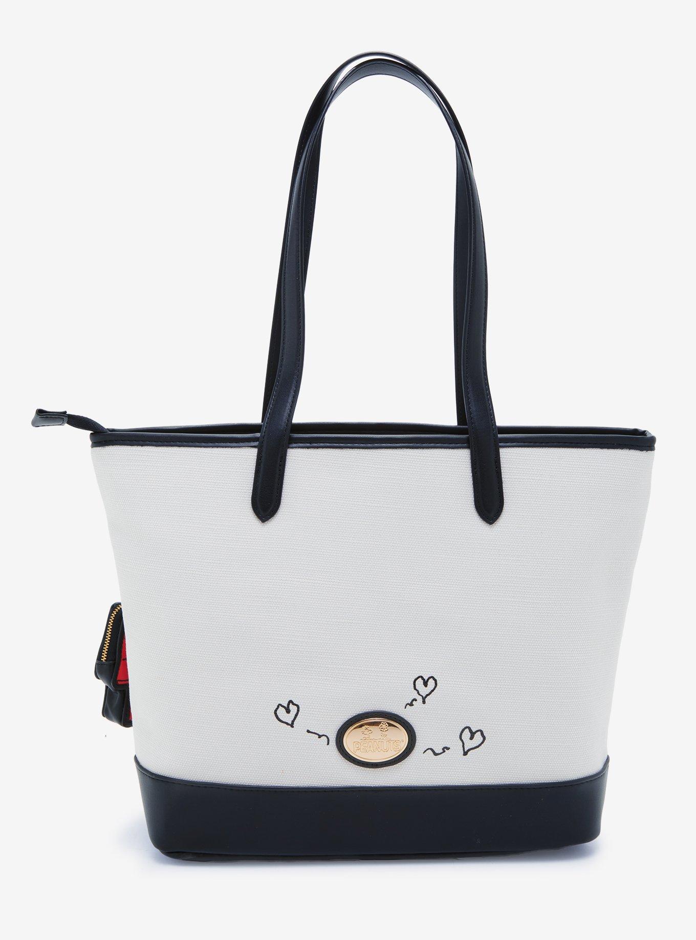 Peanuts Snoopy Heart Kite Tote Bag with Coin Purse - BoxLunch Exclusive, , alternate