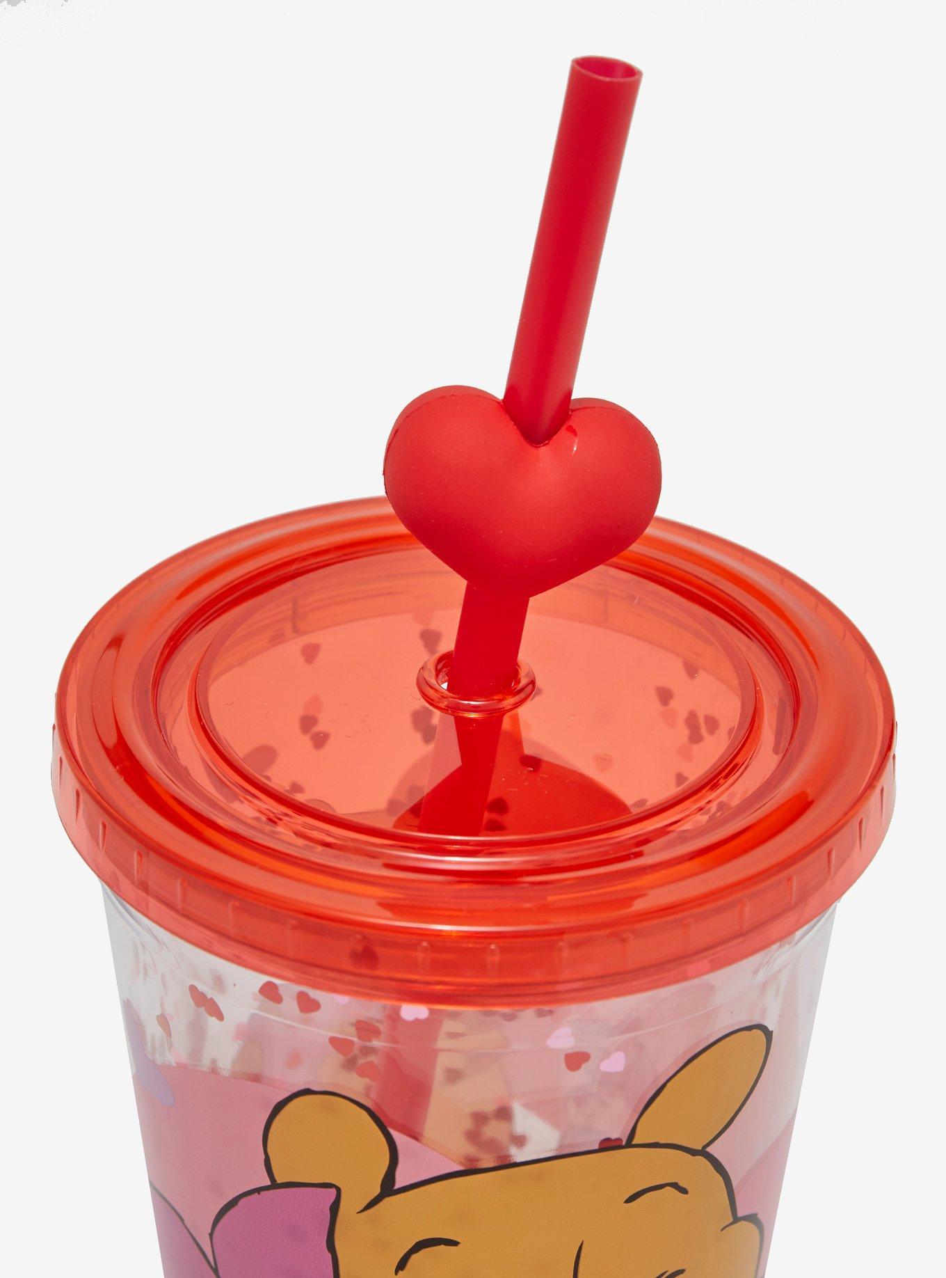 Disney Winnie the Pooh Piglet & Pooh Bear Valentine's Day Confetti Carnival Cup — BoxLunch Exclusive, , alternate