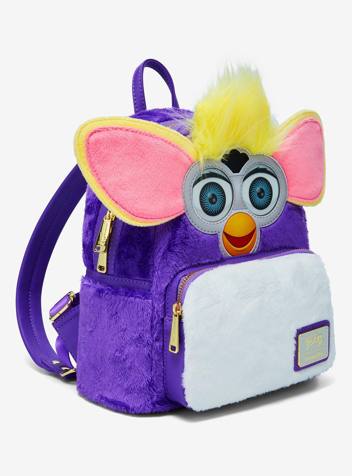 Loungefly Furby Lenticular Eyes Fuzzy Mini Backpack, , hi-res