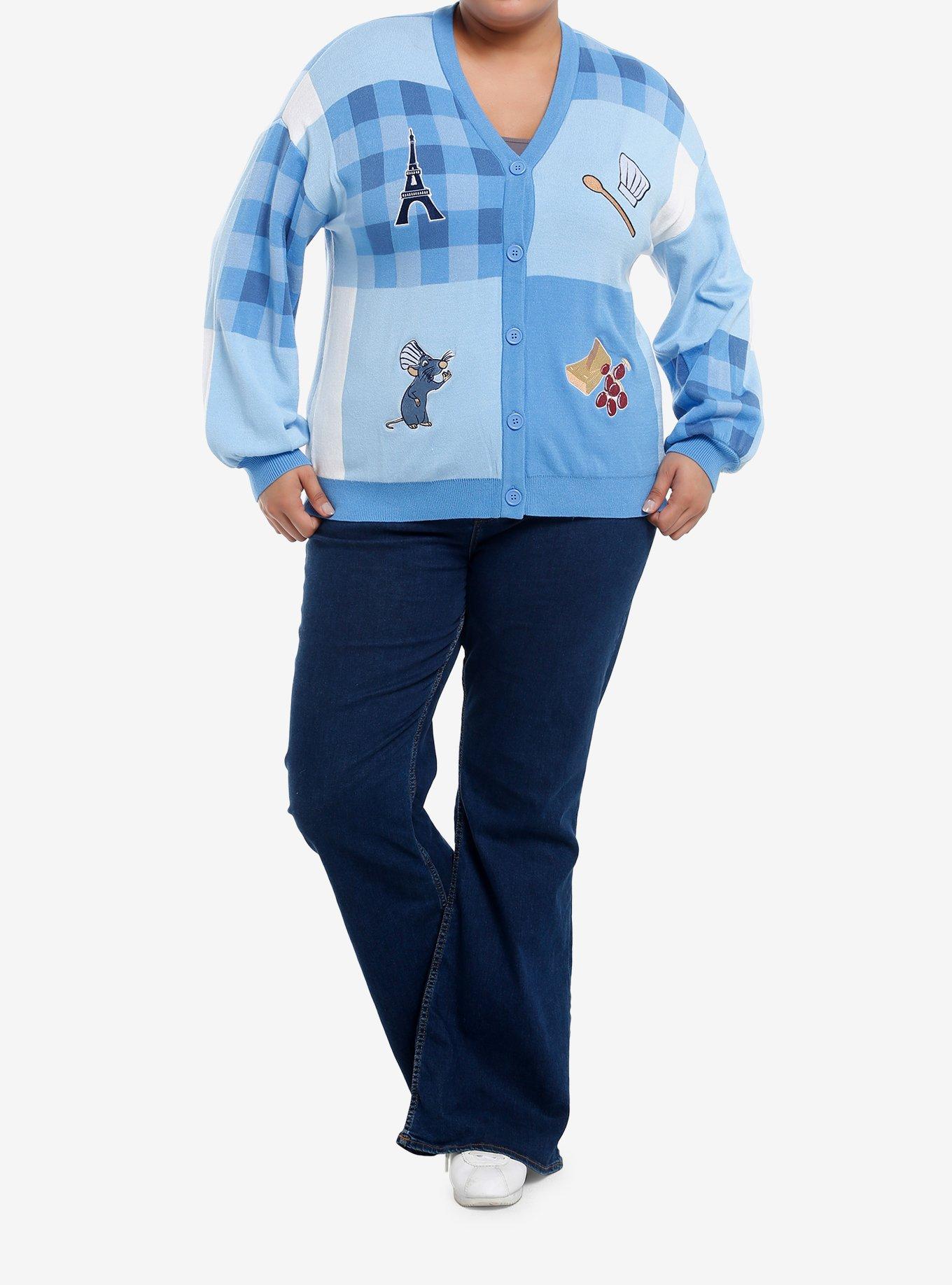 Disney Pixar Ratatouille Gingham Block Cardigan Plus Size, , hi-res