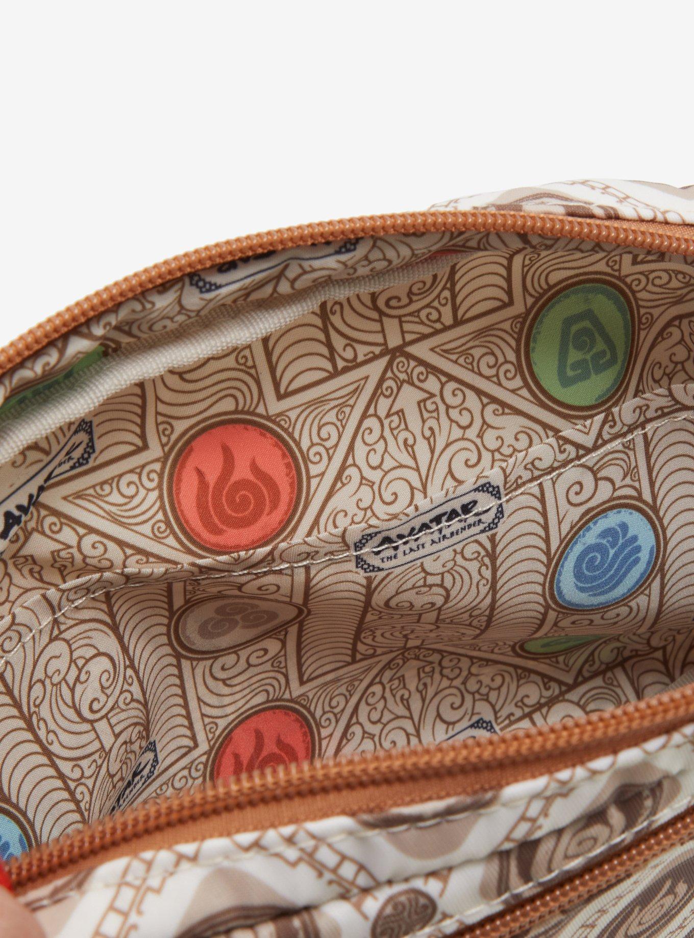 Loungefly Avatar: The Last Airbender Element Symbols Allover Print Belt Bag, , alternate