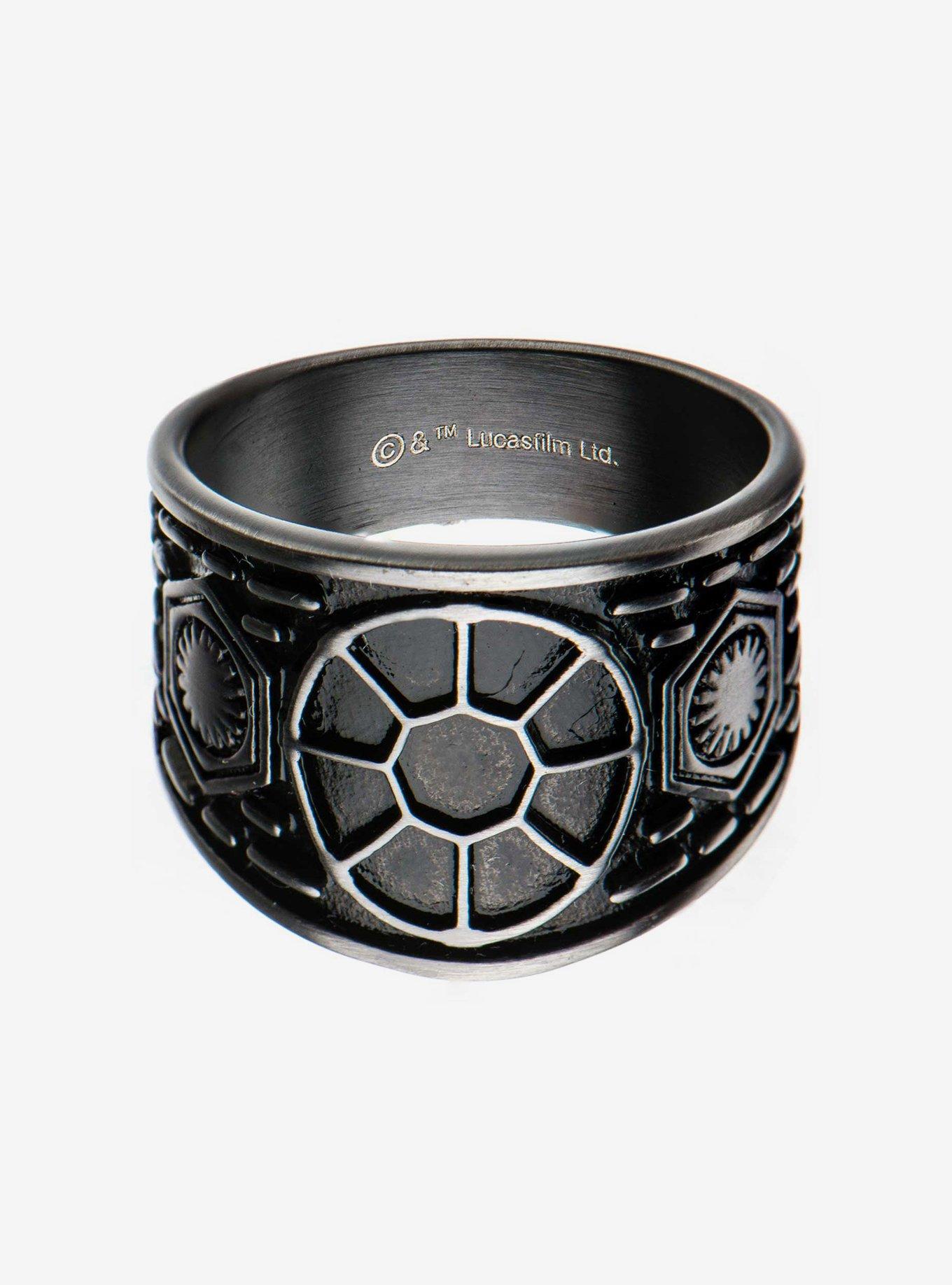 Star Wars Episode 8 Tie Fighter Signet Ring, , hi-res