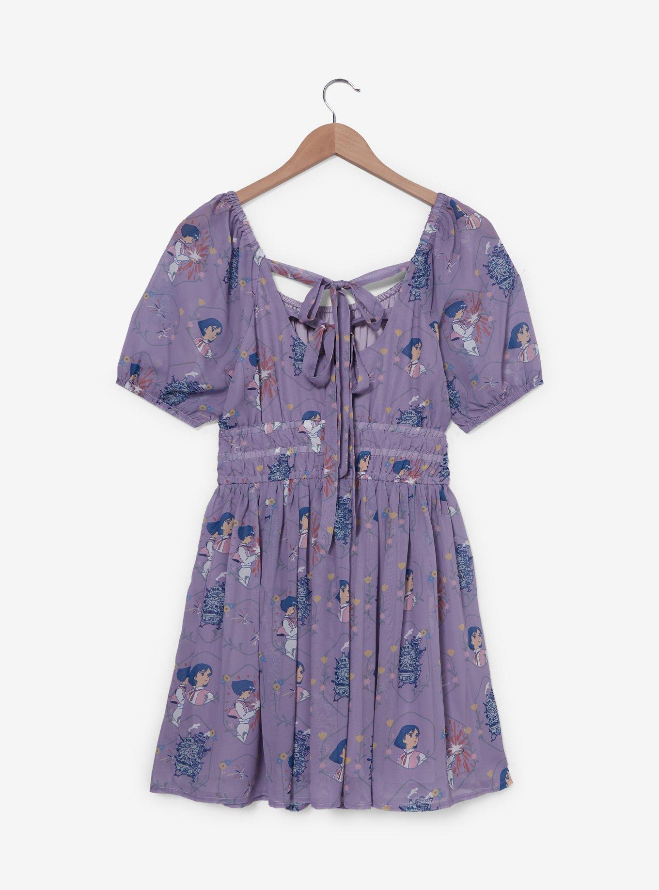 Her Universe Studio Ghibli® Howl's Moving Castle Howl Allover Print Dress — BoxLunch Exclusive, , hi-res