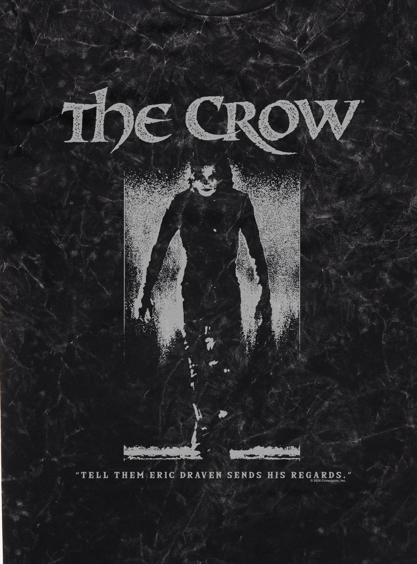 The Crow Eric Draven Sends His Regards Mineral Wash T-Shirt, , hi-res
