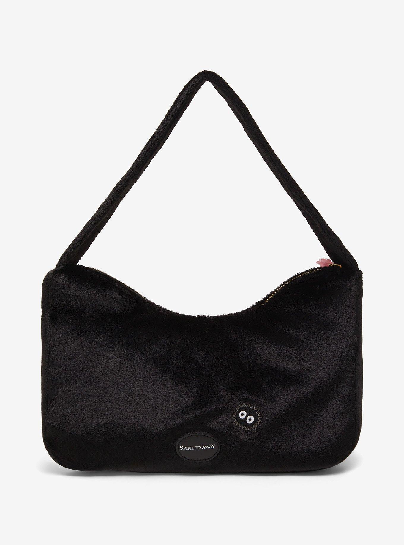 Her Universe Studio Ghibli® Spirited Away Soot Sprite Fuzzy Shoulder Bag, , alternate