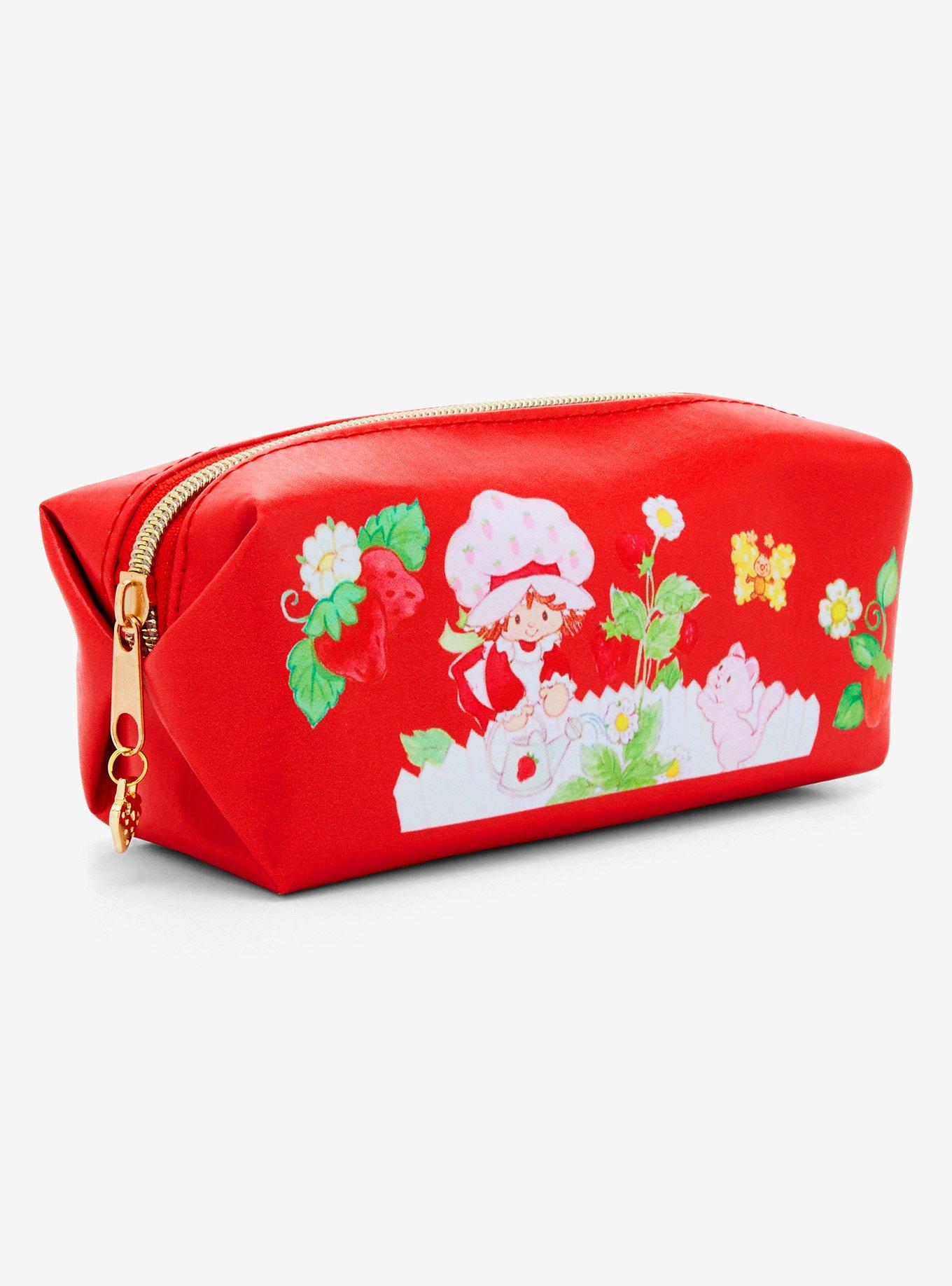 Strawberry Shortcake Custard & Strawberry Gardening Scene Pencil Case, , hi-res