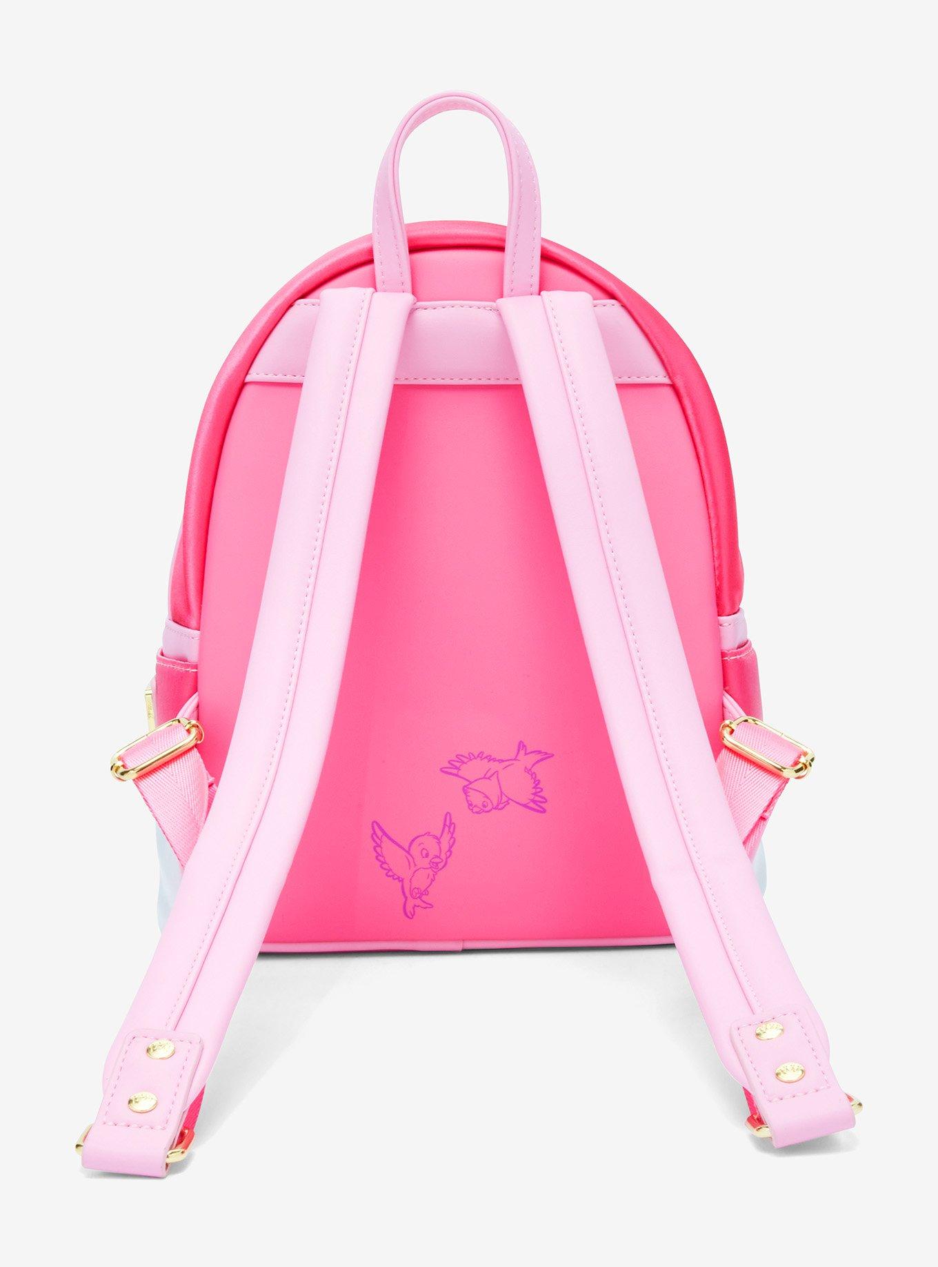 Loungefly Disney Cinderella Pink Dress Mini Backpack, , alternate