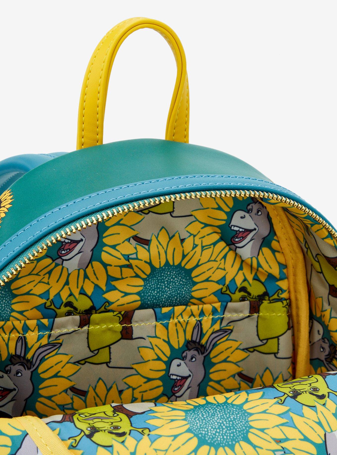 Loungefly Shrek Sunflowers Mini Backpack, , alternate - view 4