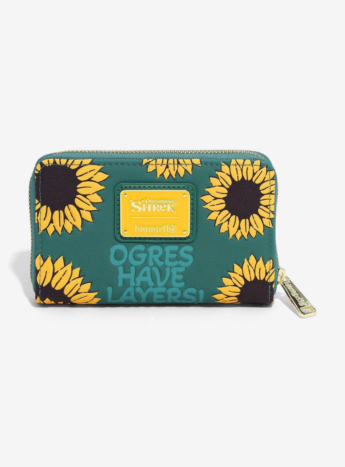 Loungefly Shrek Sunflowers Zipper Wallet, , hi-res