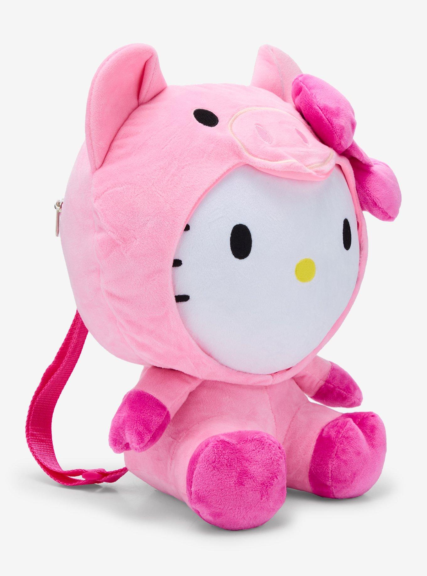 Hello Kitty Piggy Outfit Plush Backpack, , hi-res
