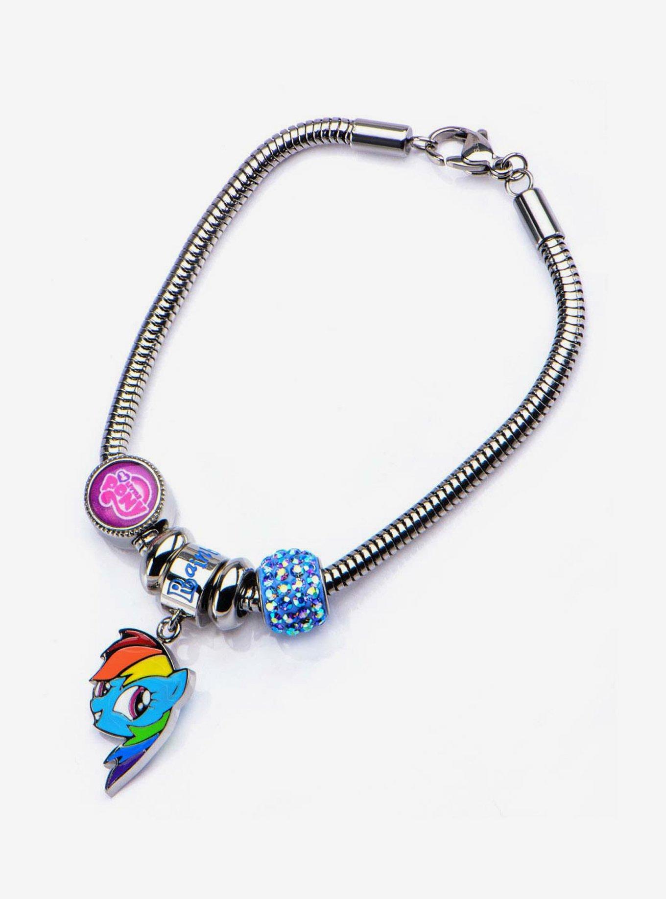 My Little Pony Rainbow Dash Bead Charm Bracelet Set, , hi-res