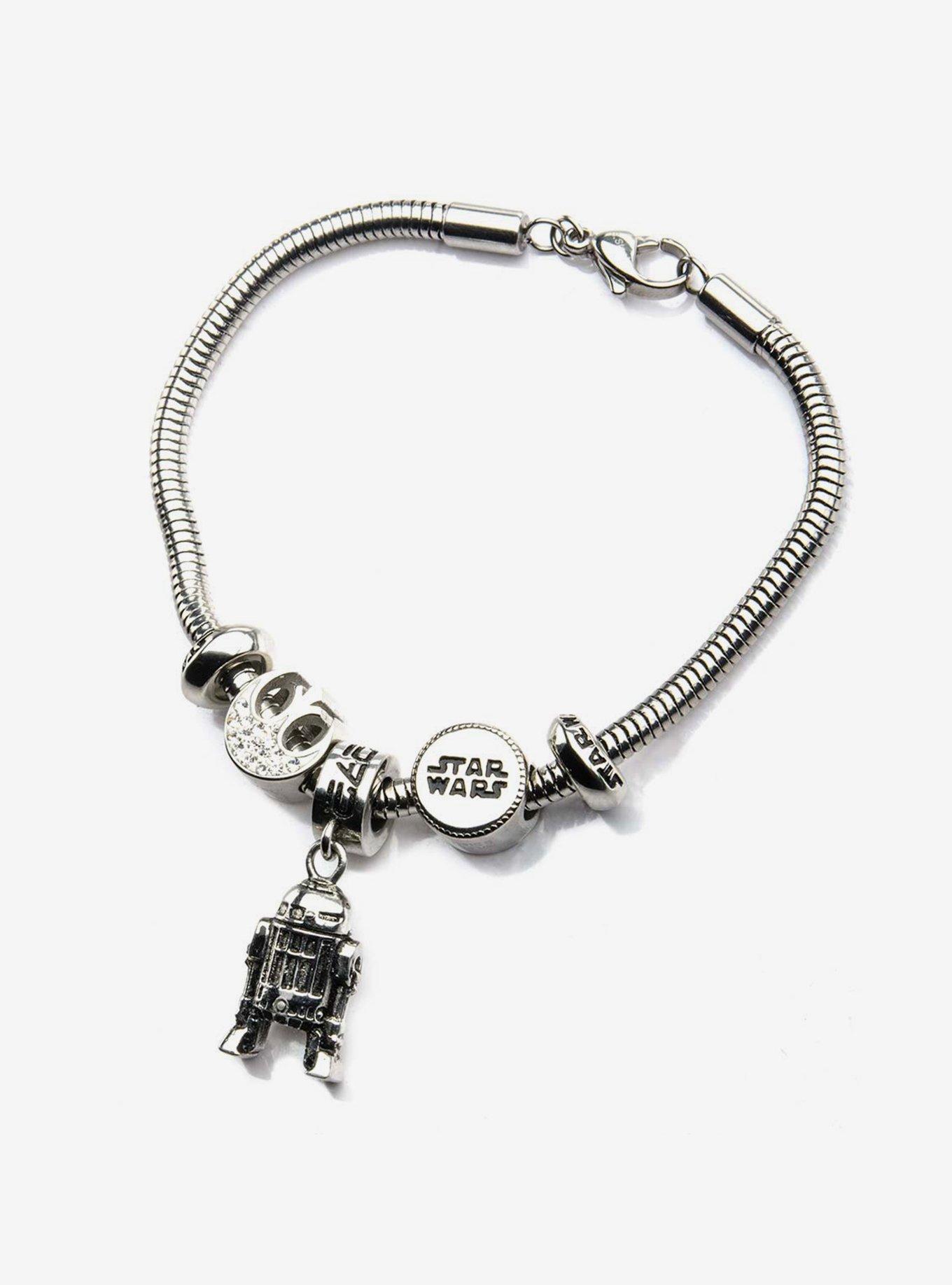 Star Wars R2-D2 Rebel Alliance Symbol Logo Charm Bracelet, , hi-res