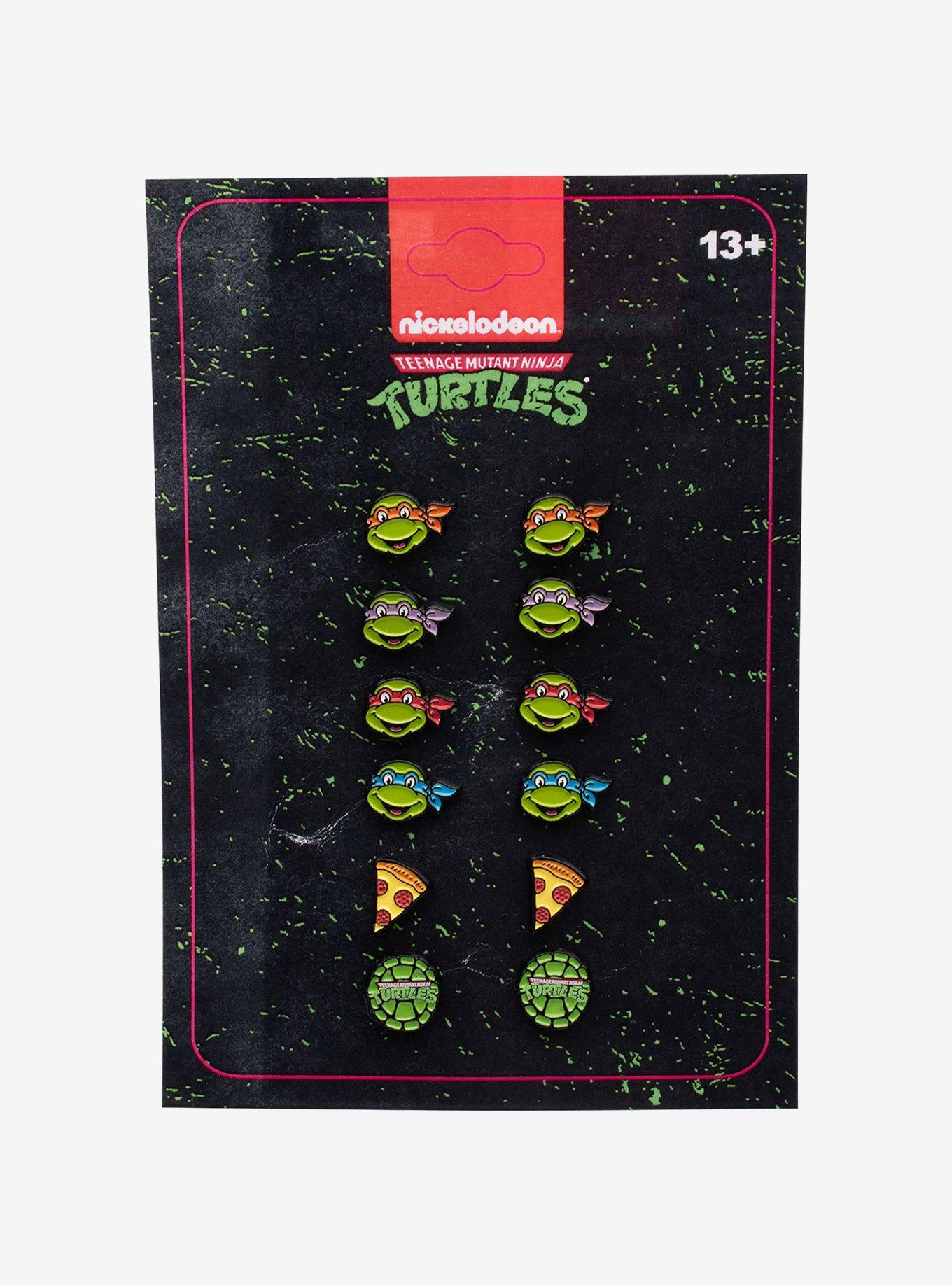 Teenage Mutant Ninja Turtles Enamel Stud Earrings Set, , hi-res