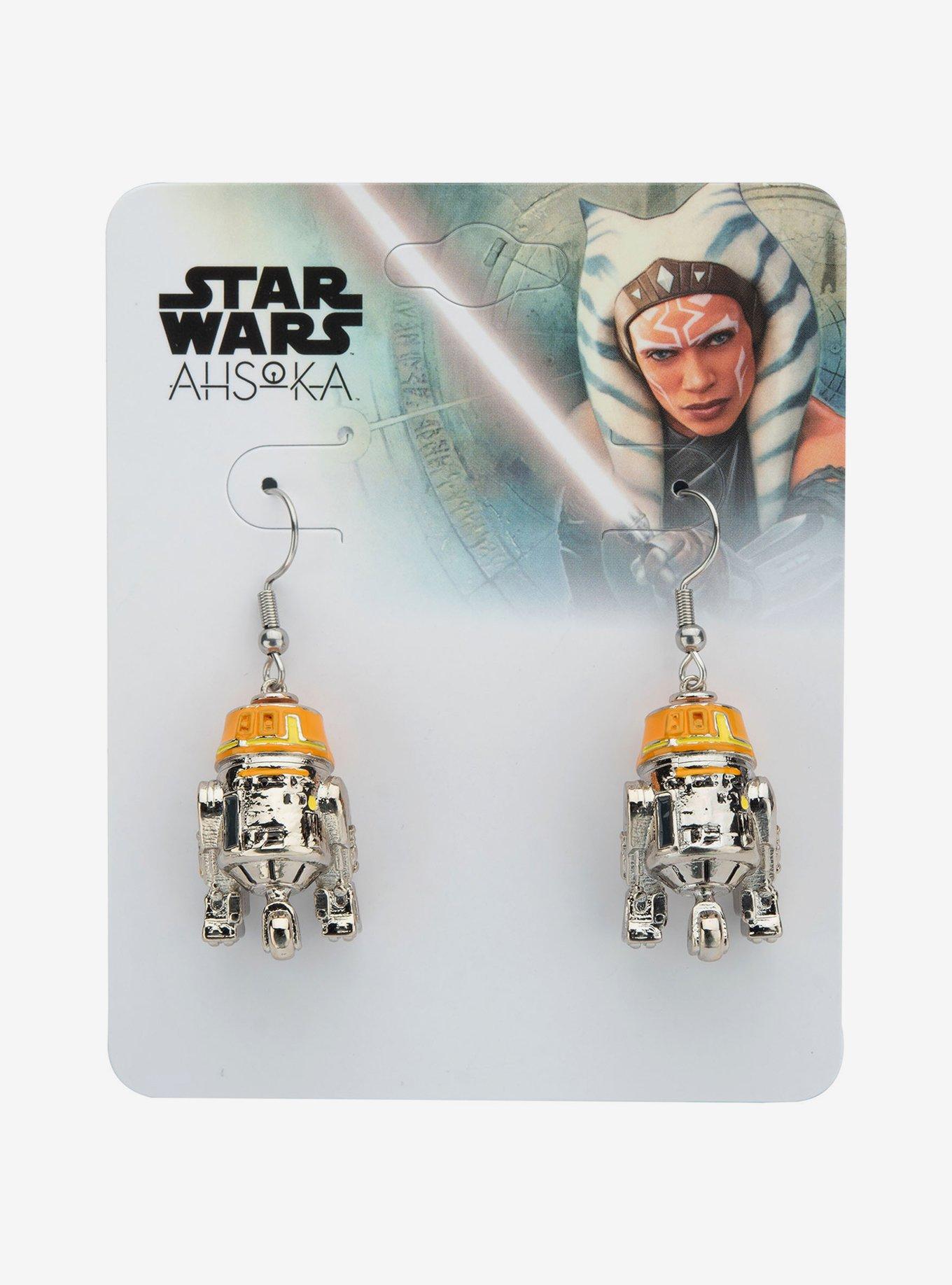 Star Wars Ahsoka 3D Chopper Dangle Earrings, , hi-res